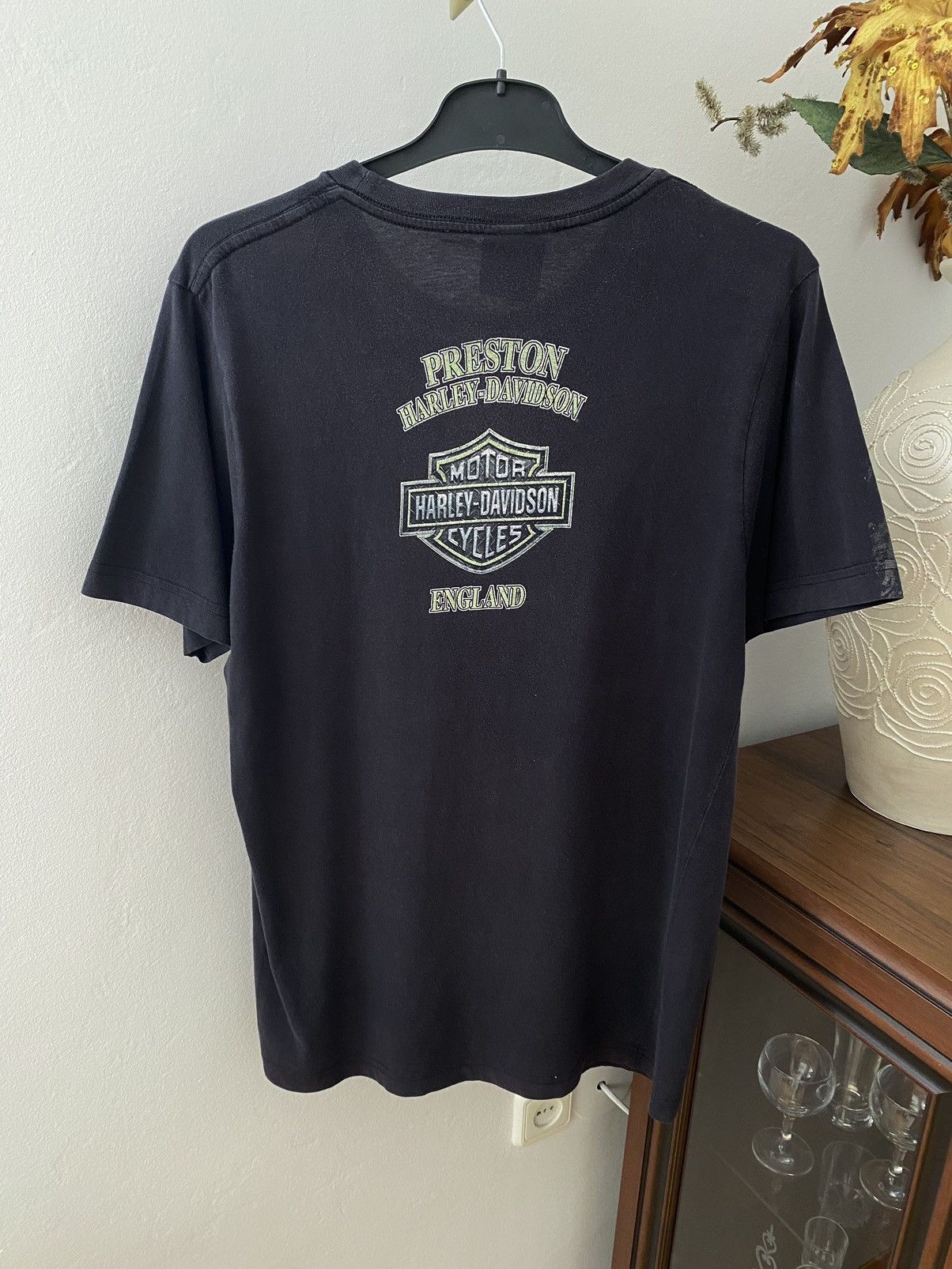 Harley Davidson Vintage Harley Davidson 00s Skull Y2K Tee Size US M / EU 48-50 / 2 - 4 Thumbnail