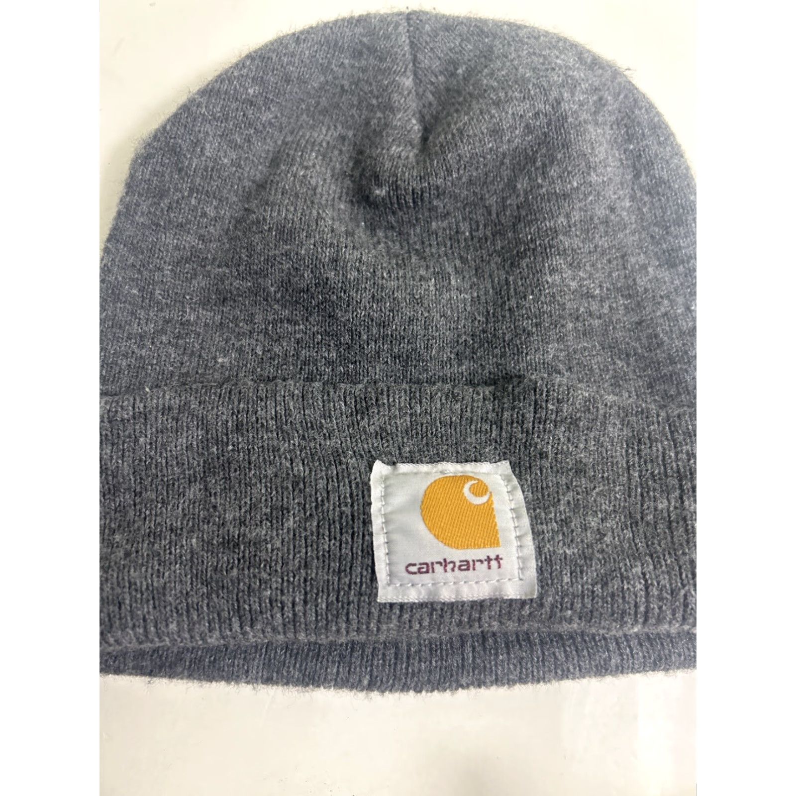 Carhartt Carhartt Beanie Mens One Size Gray Acrylic Knit Skull Cap Charcoal Size ONE SIZE - 5 Thumbnail