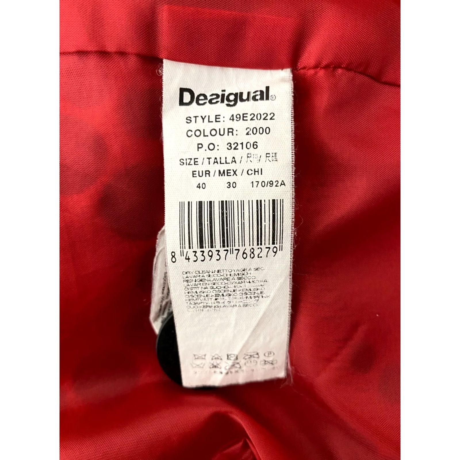 Desigual Desigual Coat Womens Size 40 Multicoloured Overcoat Button Casual 40 Womens Coat Desigual Size S / US 4 / IT 40 - 6 Thumbnail
