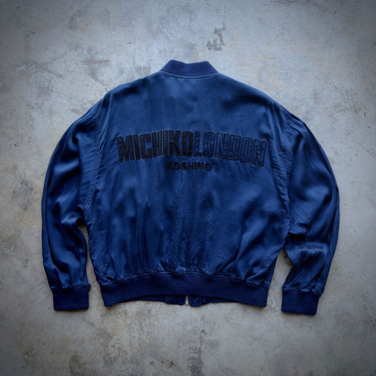 Michiko Koshino Vintage 1992 Michiko London Silk Bomber Jacket Mens M Size US M / EU 48-50 / 2 - 1 Thumbnail
