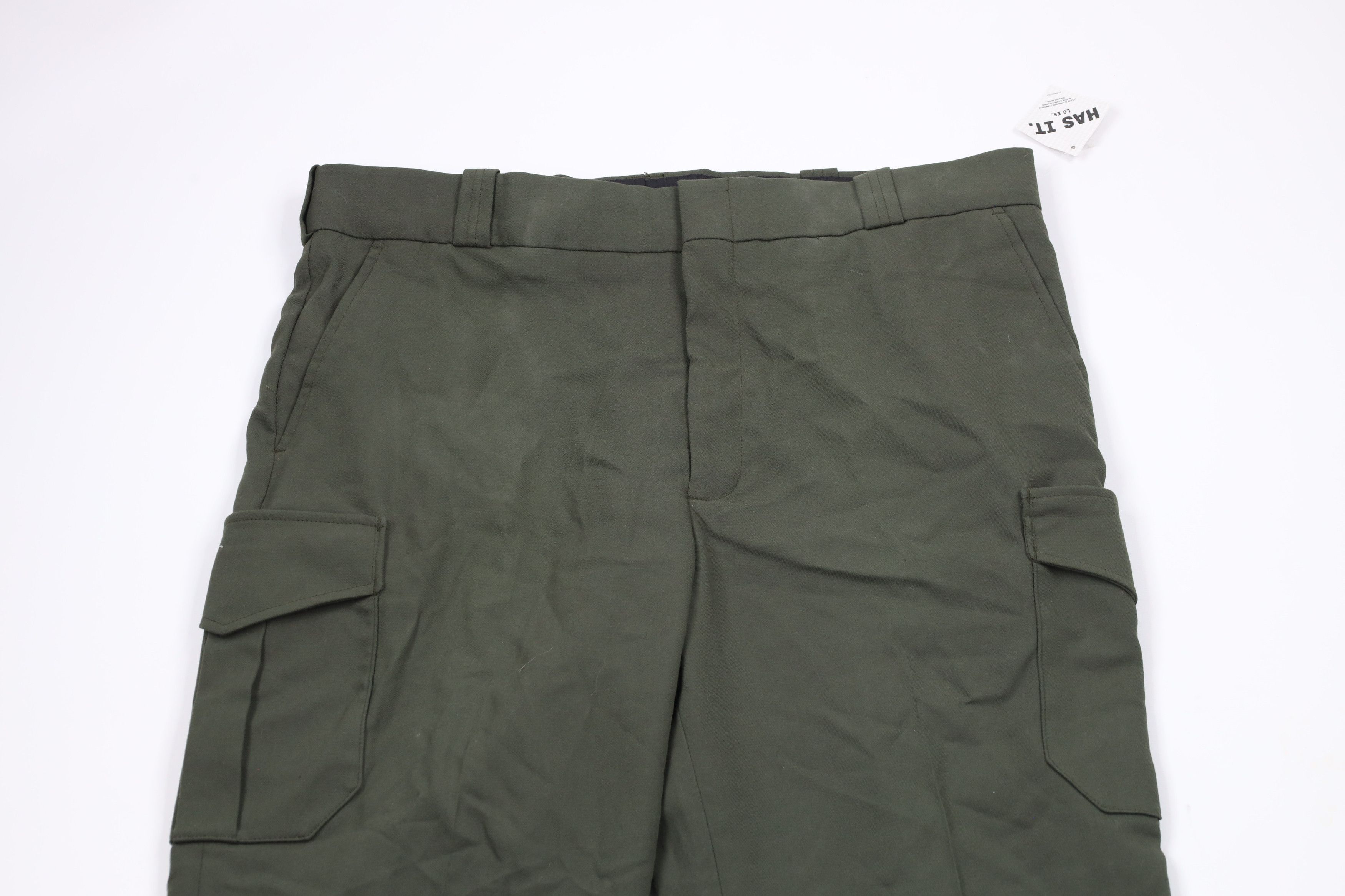 Vintage Deadstock Vintage Streetwear Wide Leg Cargo Pants Green Size US 40 / EU 56 - 2 Thumbnail
