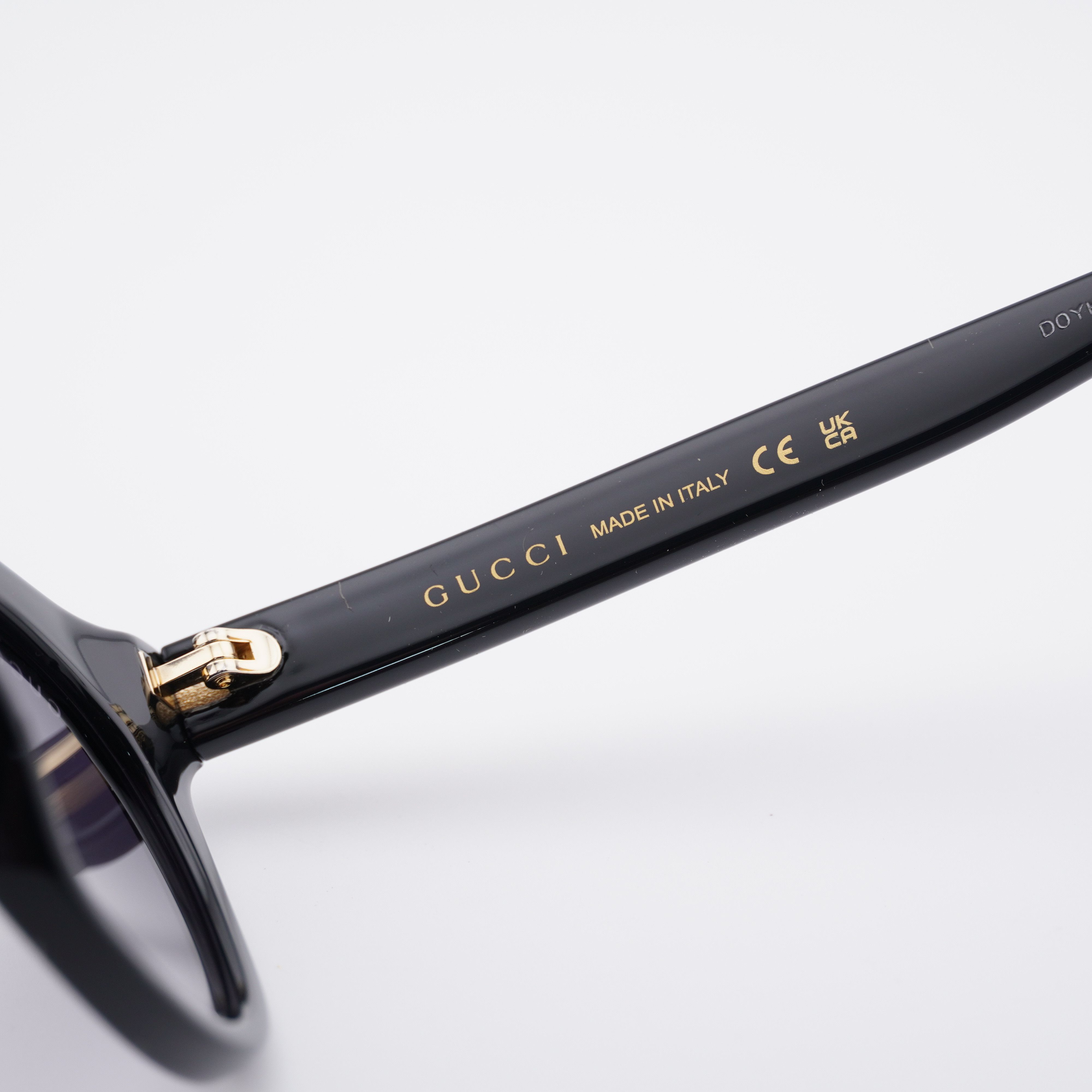 Gucci Gucci GG0763S 001 Women Sunglasses Black Cat Eye Frame Size ONE SIZE - 4 Thumbnail