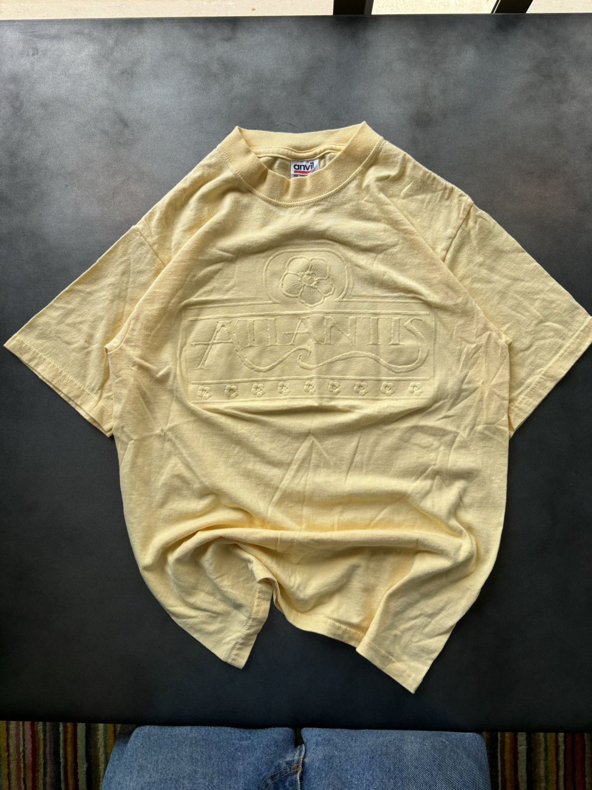 Other × Vintage Vintage Atlantis Tee 3D Puff Print Raised Anvil Butter Yello Size US S / EU 44-46 / 1 - 6 Thumbnail