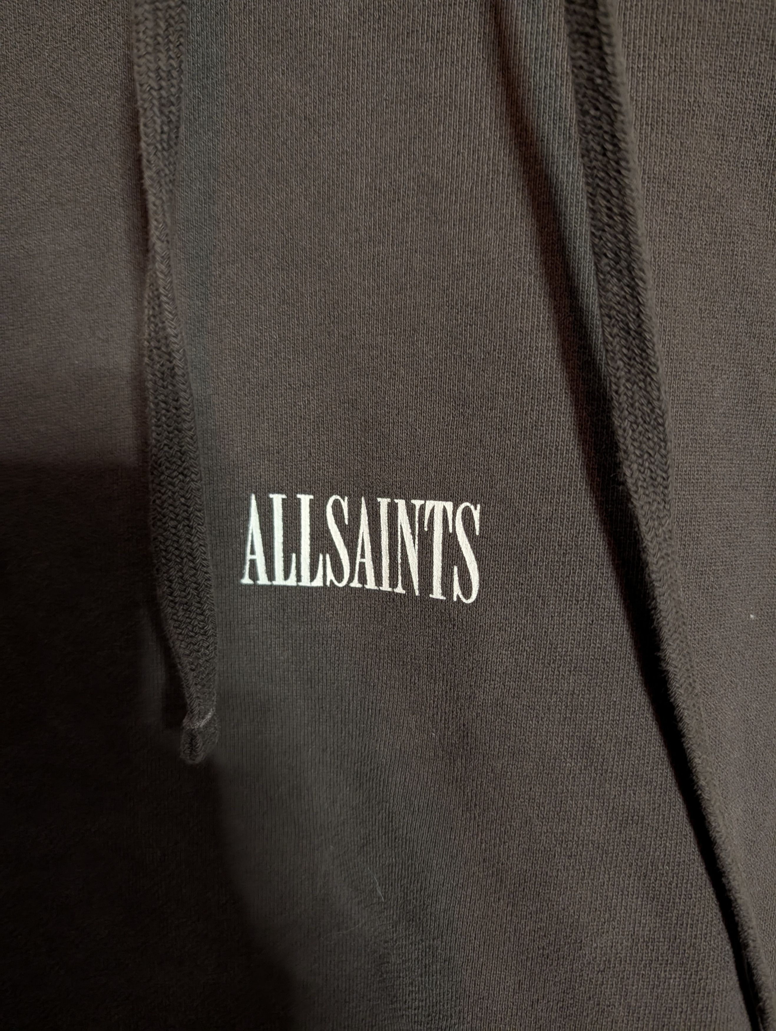 Allsaints Dark brown/gray Nirvana logo print pullover hoodie Small Size US S / EU 44-46 / 1 - 2 Thumbnail