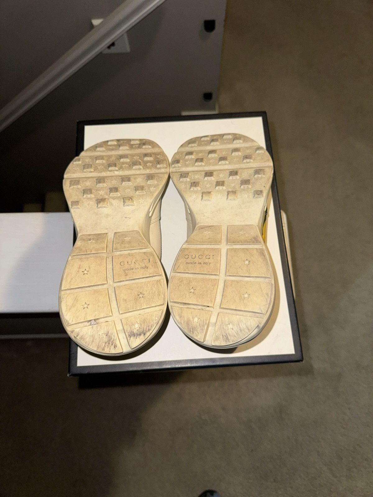 Gucci Gucci Rhyton Logo Ivory Size US 10.5 / EU 43-44 - 7 Thumbnail