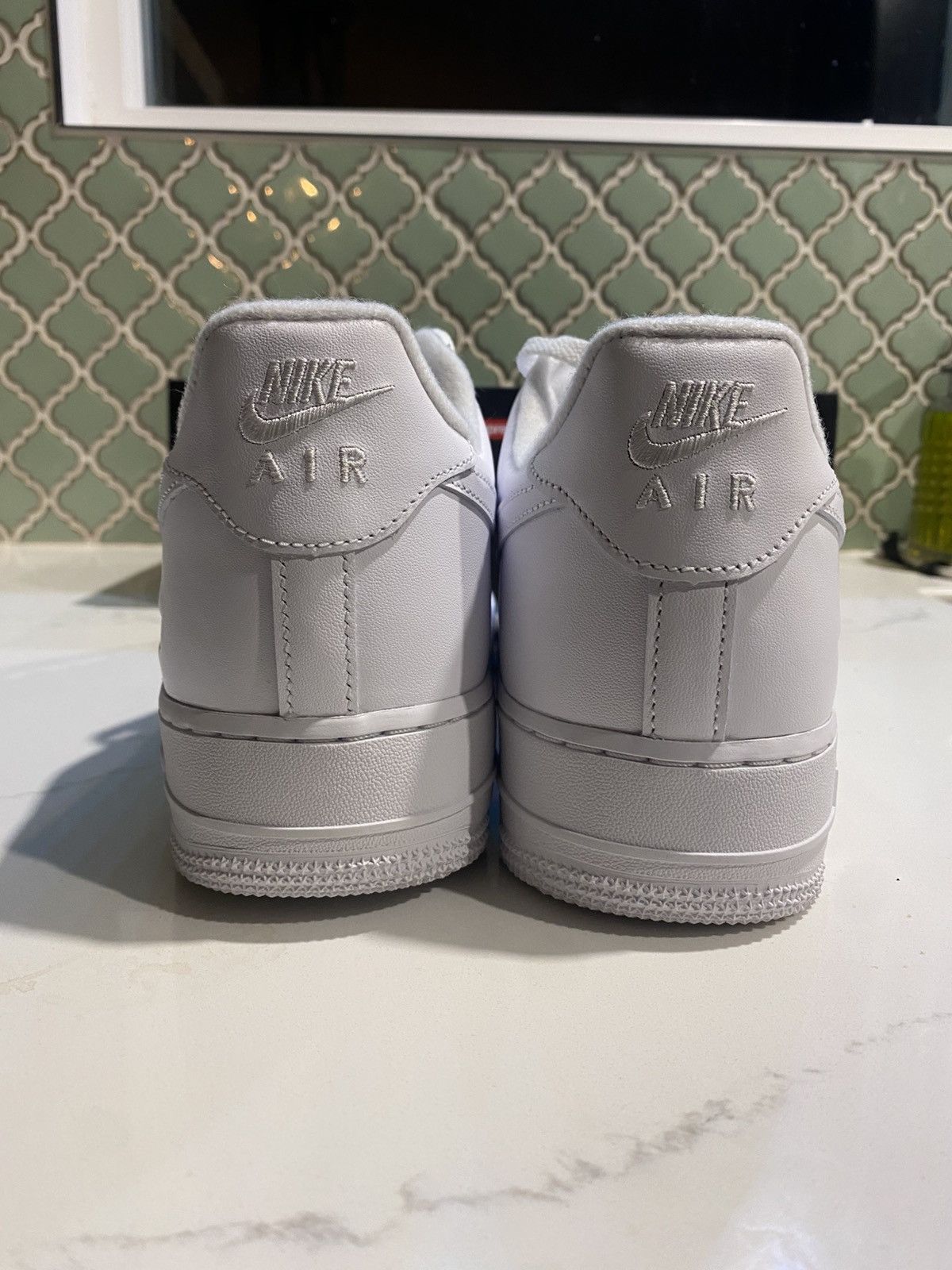 Nike × Supreme Nike Air Force 1 low supreme white Size US 11 / EU 44 - 5 Thumbnail
