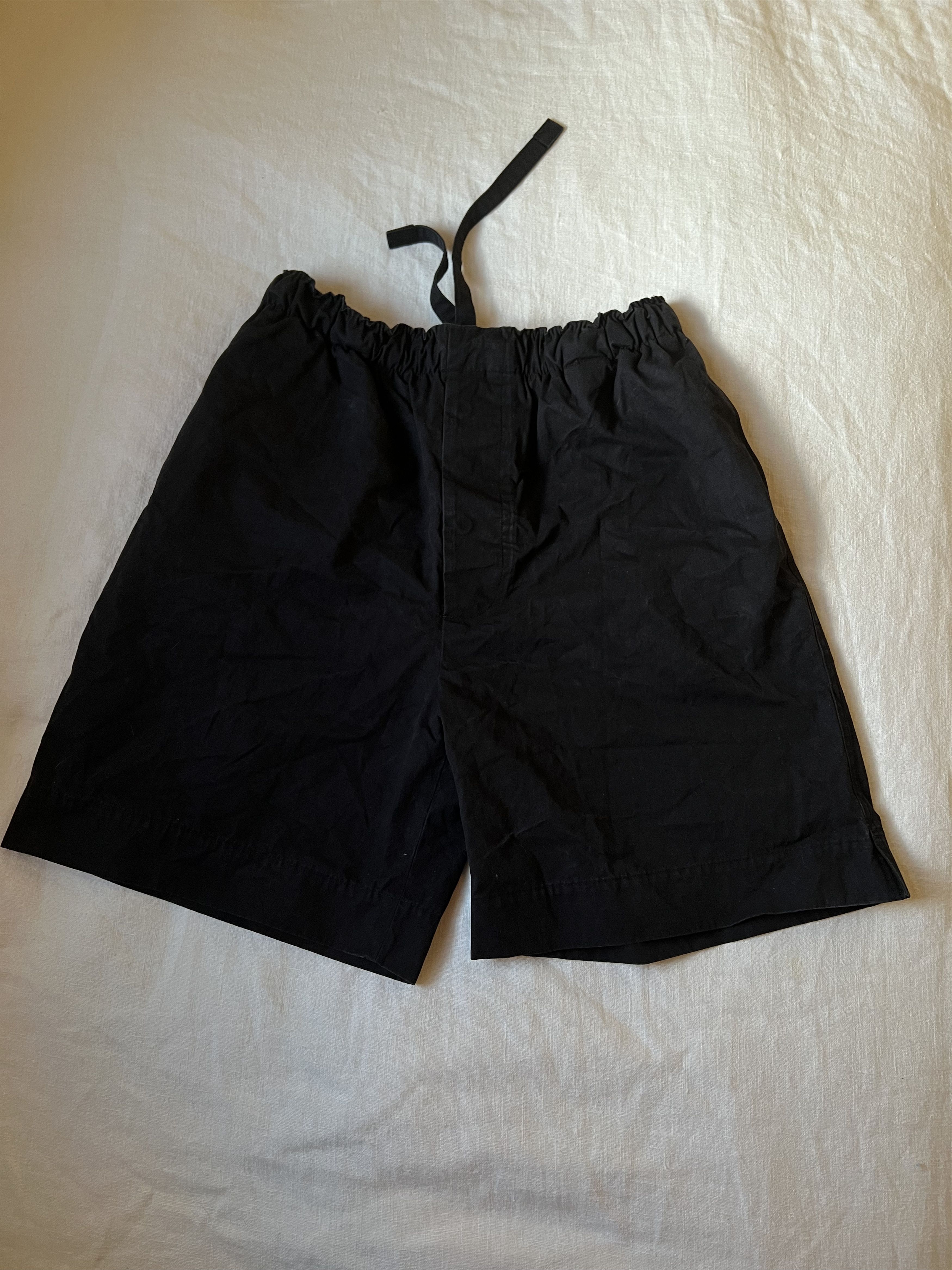 Margaret Howell Black Unisex Cotton Margaret Howell Drawstring Short Size US 32 / EU 48 - 1 Thumbnail