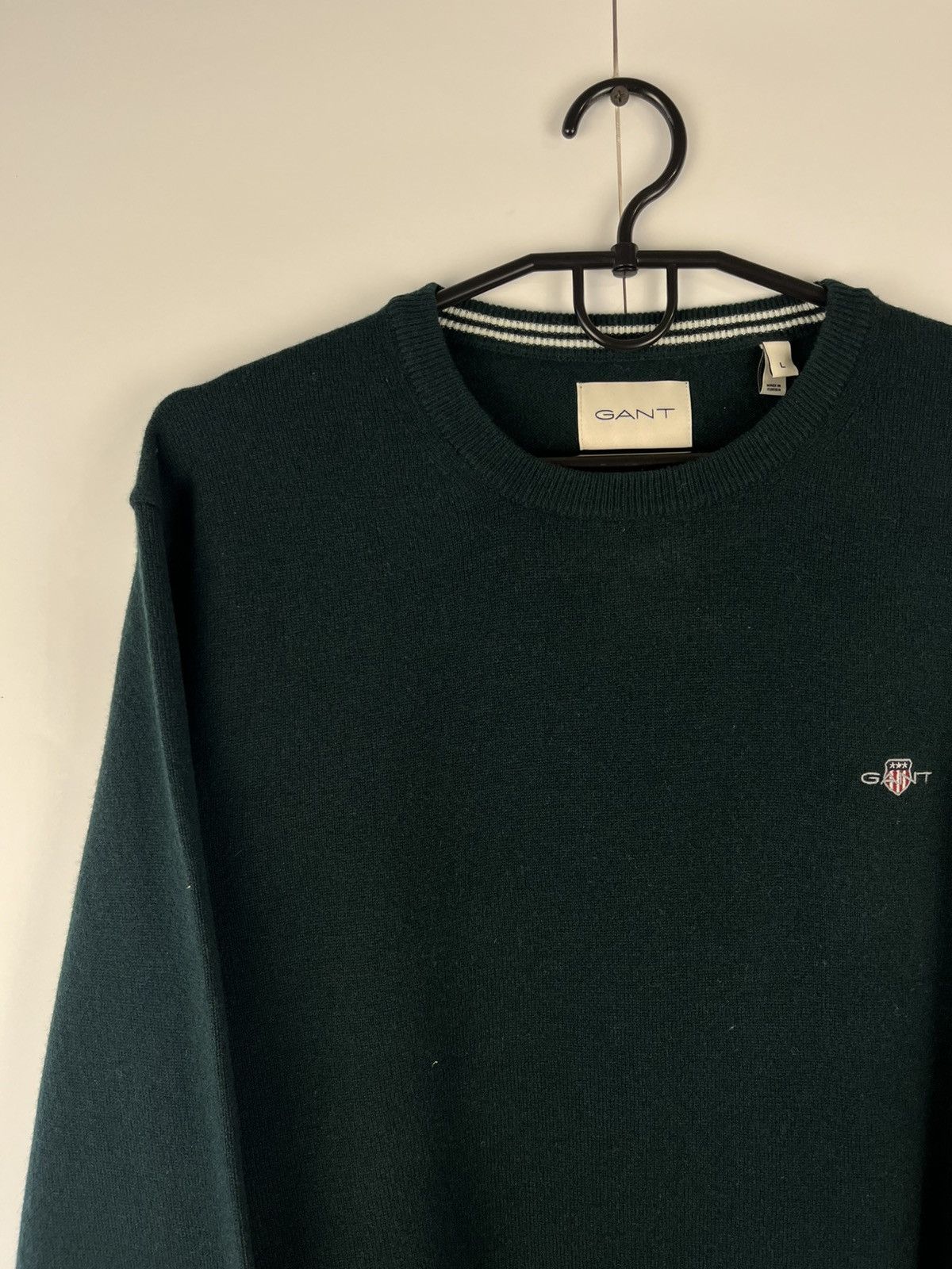 Gant Gant Luxury Classic Lambswool Sweater Jumper Size US L / EU 52-54 / 3 - 2 Thumbnail
