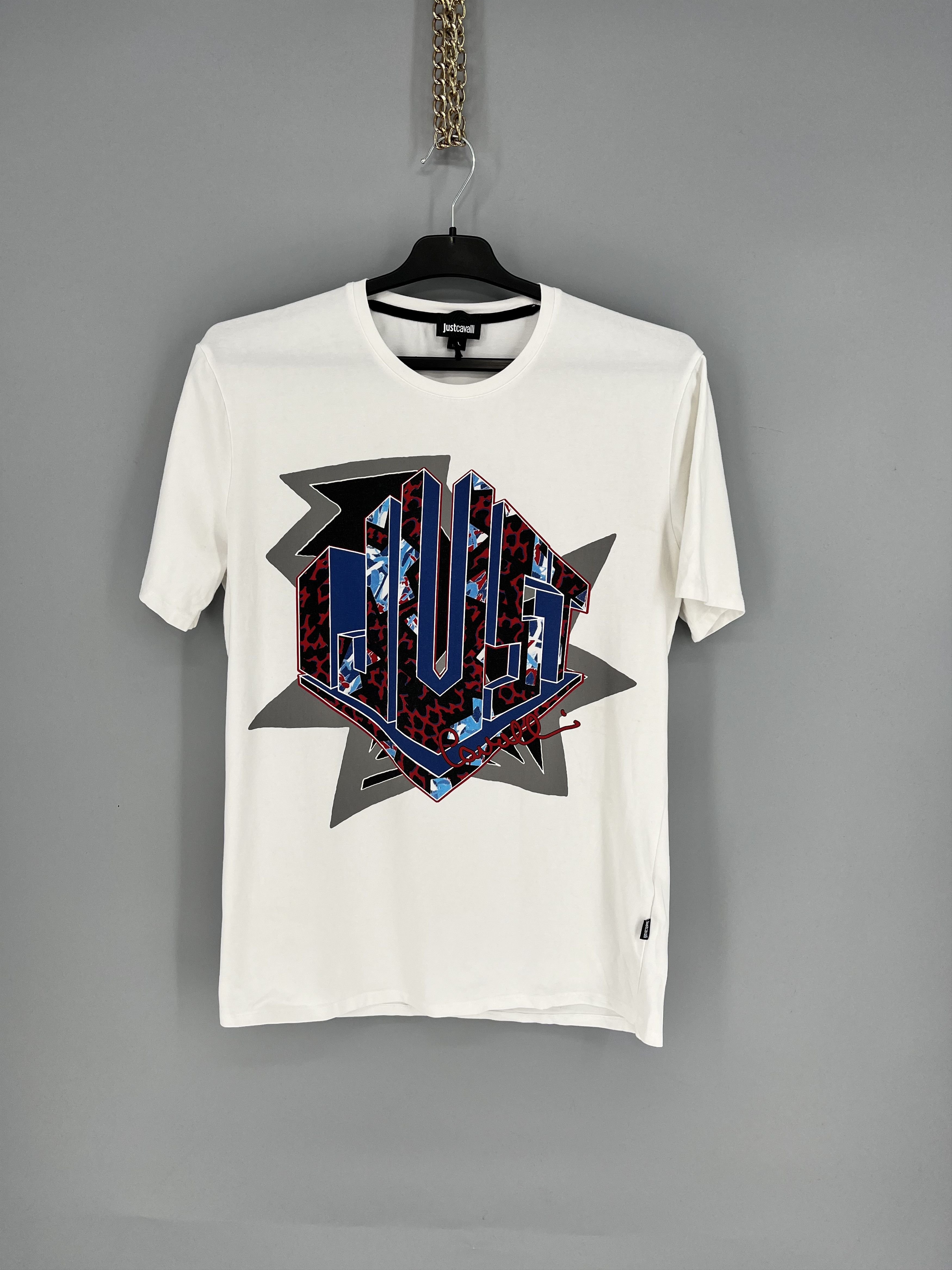 Just Cavalli Just Cavalli T-Shirt Short Sleeve Luxury Streetwear Size L Size US L / EU 52-54 / 3 - 1 Thumbnail