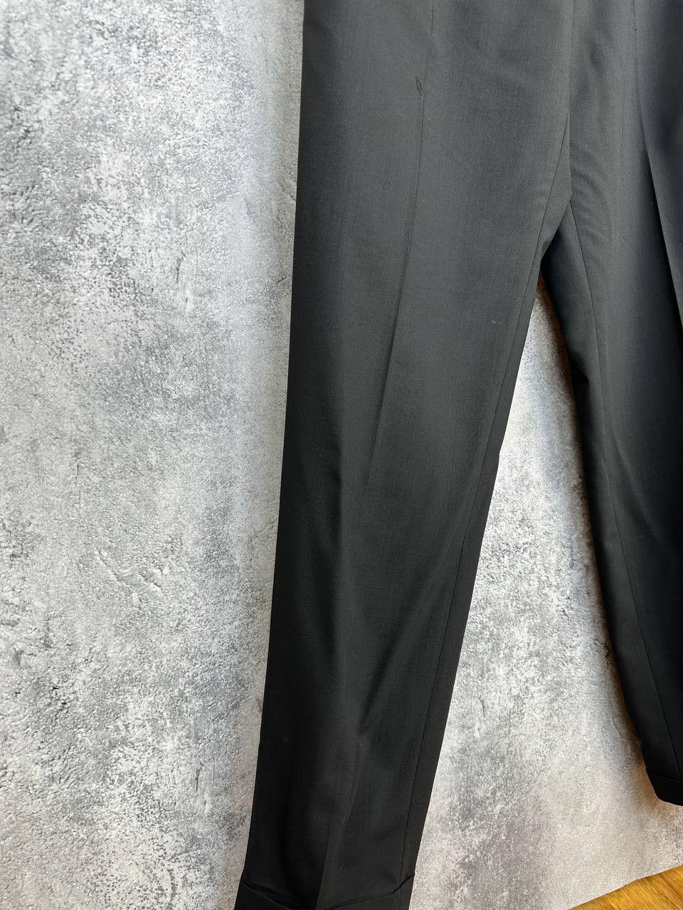 Yves Saint Laurent Yves Saint Laurent Pour Homme Black Wool Suit Made in France Size 42R - 14 Thumbnail