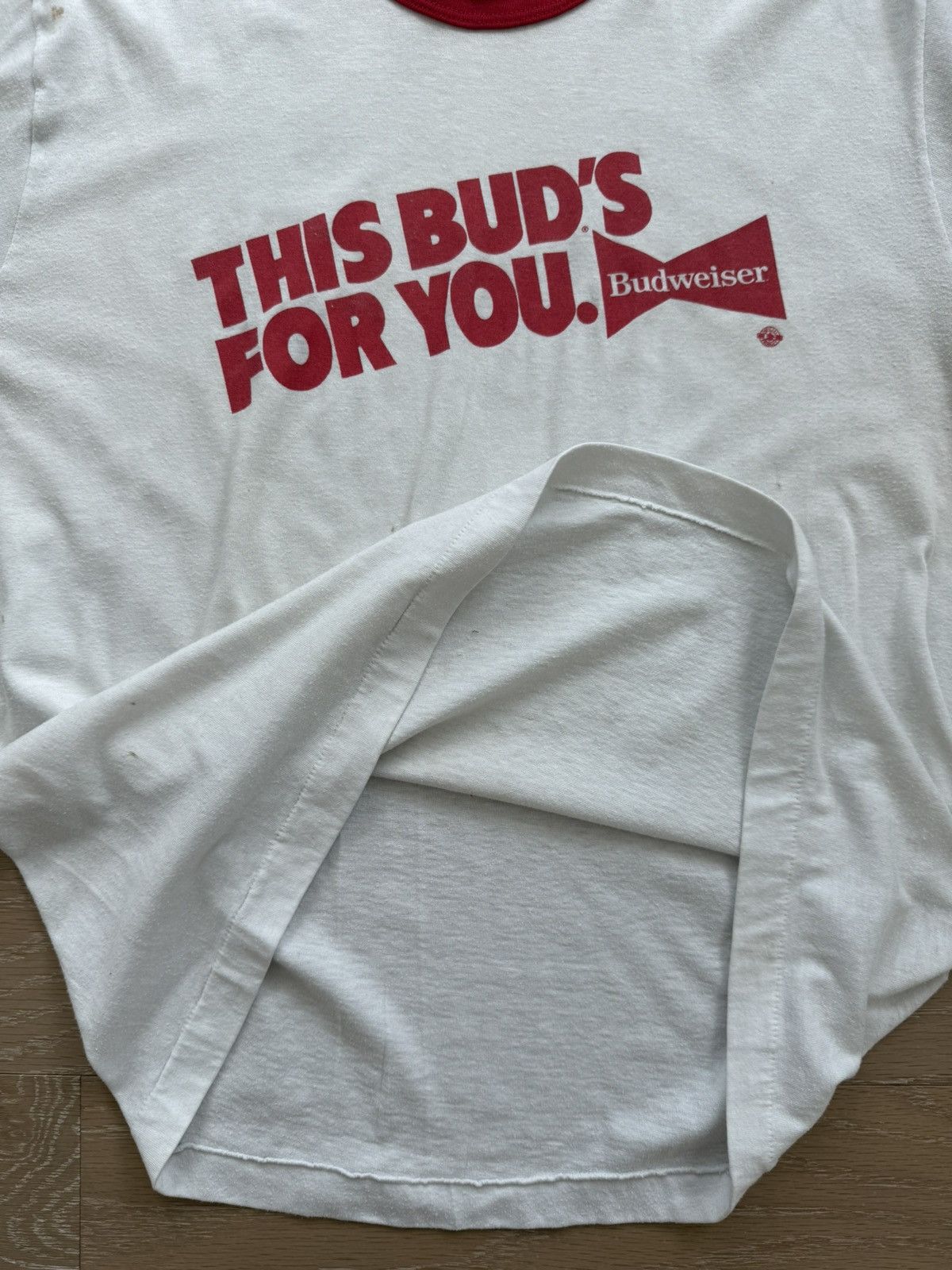 Budweiser Vintage Budweiser Bud promo shirt Size US XL / EU 56 / 4 - 4 Thumbnail