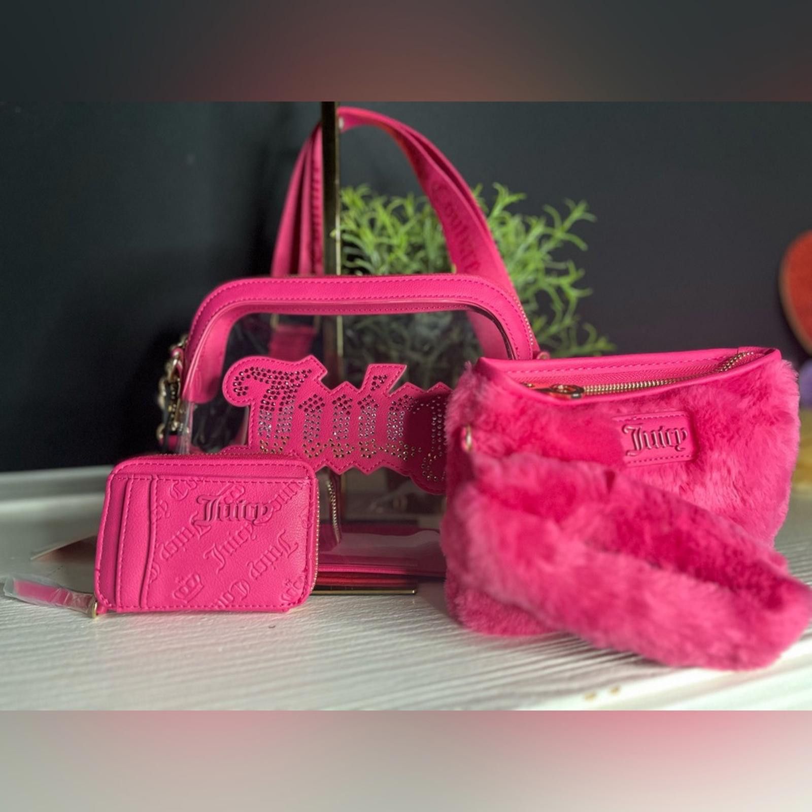 Juicy Couture Jeans Juicy Couture Three Piece Done Bag, Wristlet And Wallet NWT Size ONE SIZE - 2 Thumbnail