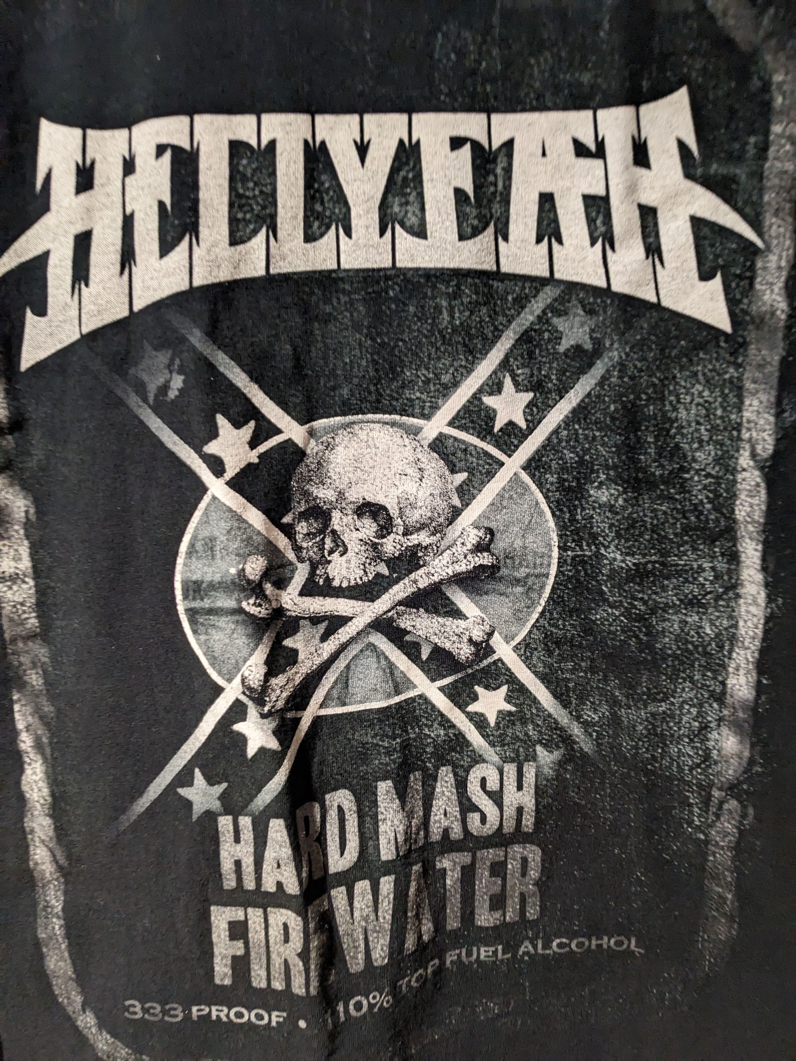 Band Tees × Vintage Vintage Y2K HellYeah Hard Mash Fire Water Small T-Shirt Size US S / EU 44-46 / 1 - 2 Thumbnail