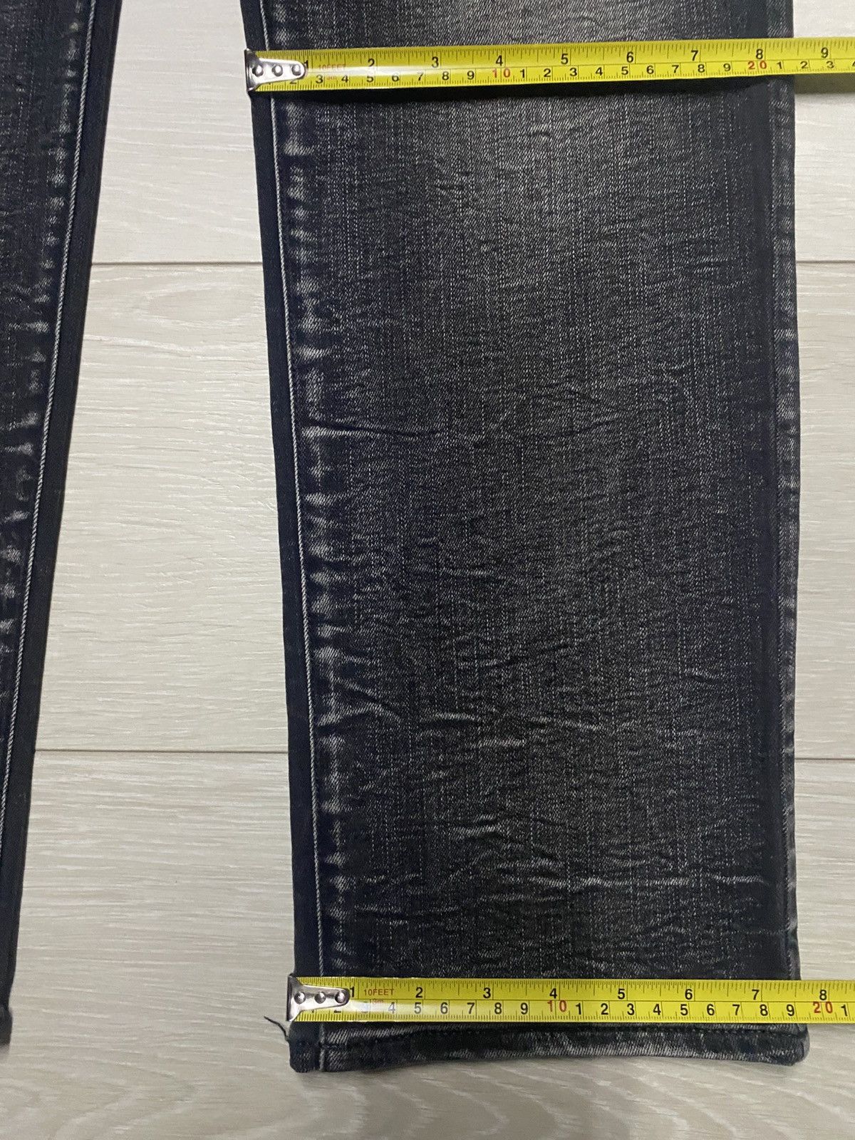 American Eagle Outfitters Vintage American Eagle Outfitter Black Denim Tears Slim Jean Size US 36 / EU 52 - 15 Thumbnail