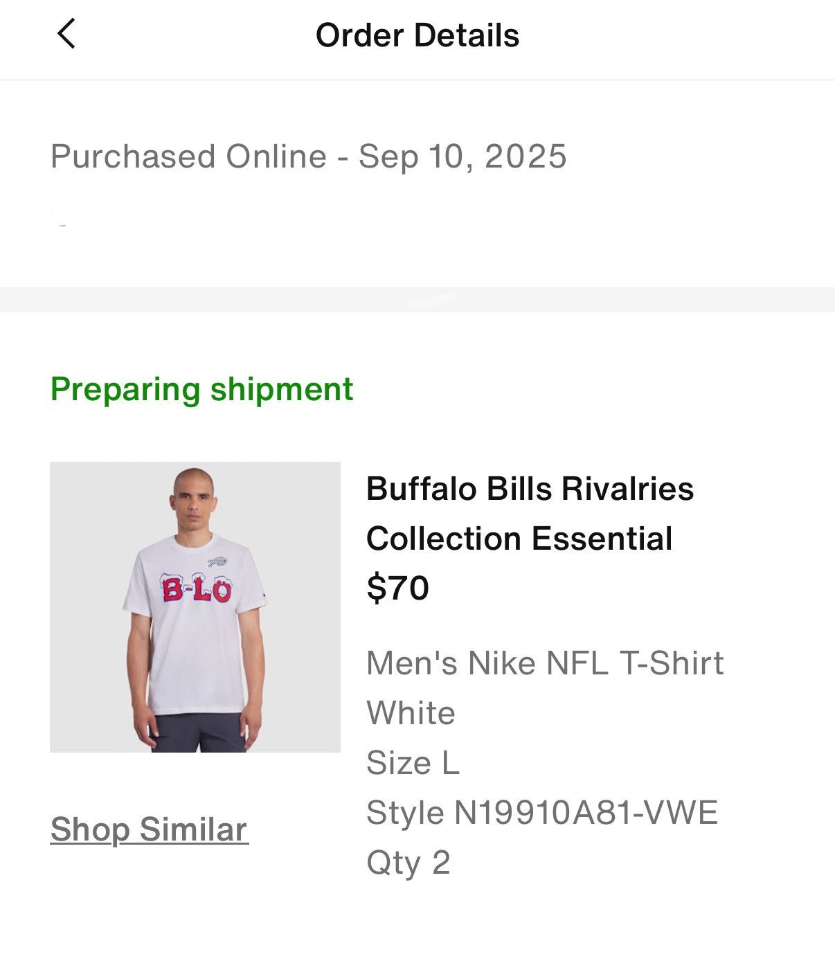 Nike Buffalo Bills Rivalries Collection Essential Size US L / EU 52-54 / 3 - 4 Thumbnail