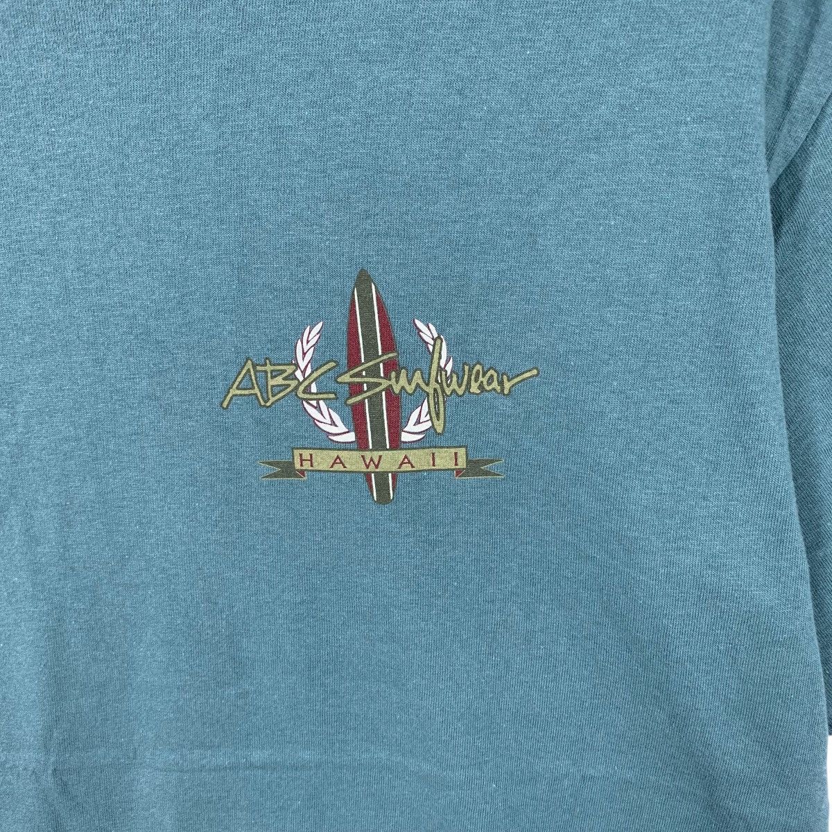 Vintage Vintage 90’ ABC SUNWEAR HAWAII Crest Logo Tee Shirt Top Size US L / EU 52-54 / 3 - 4 Thumbnail