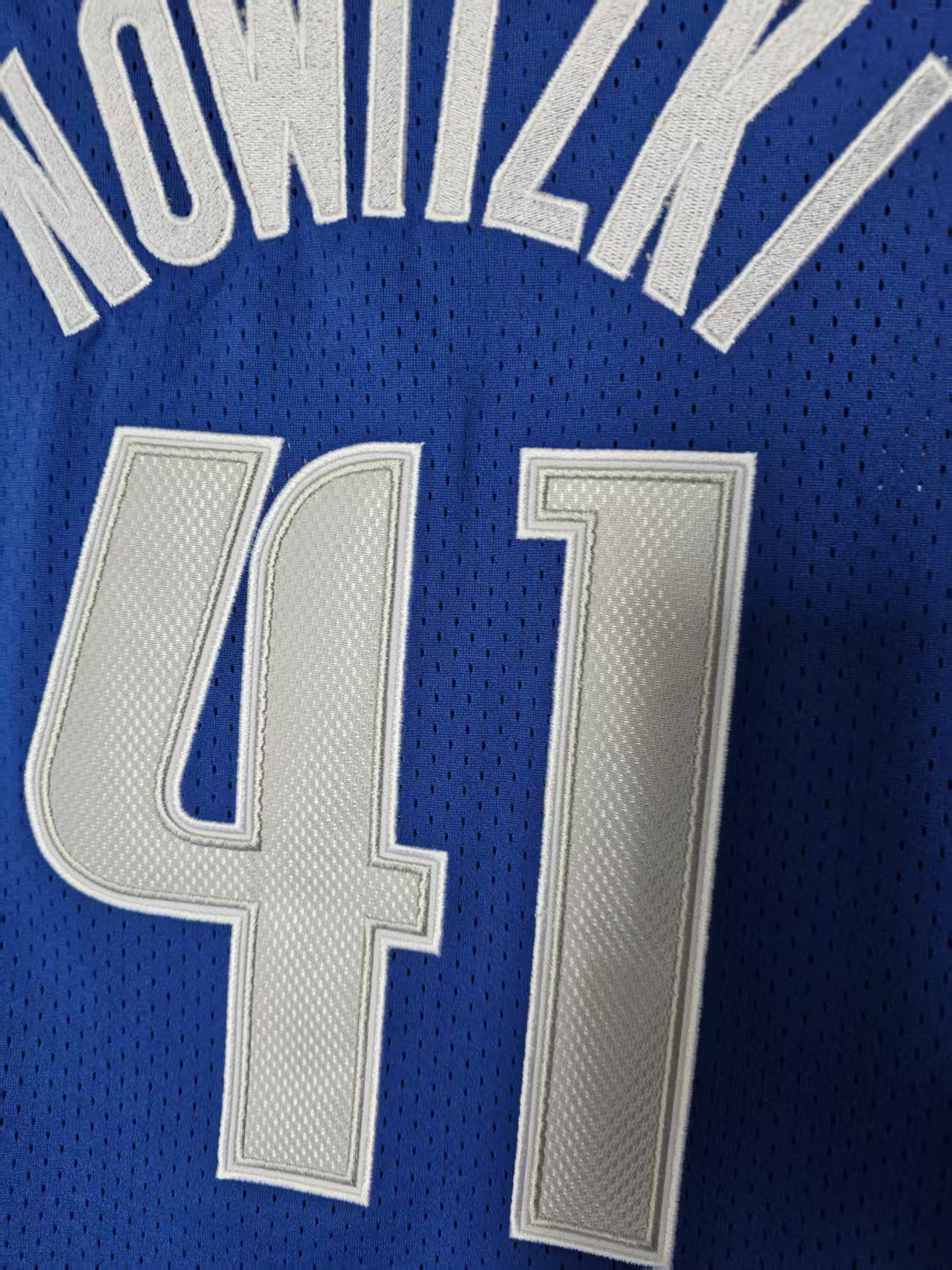 NBA Dirk Nowitzki Jersey Dallas Mavericks 41 Double Stitched Size US XL / EU 56 / 4 - 6 Thumbnail