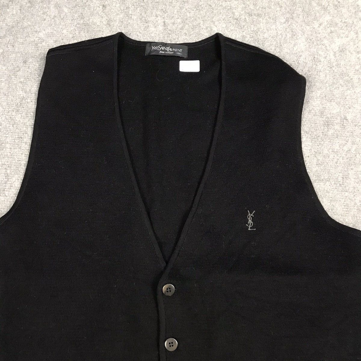 Yves Saint Laurent YVES SAINT LAURENT POUR HOMME KNITWEAR VEST Size US L / EU 52-54 / 3 - 2 Thumbnail