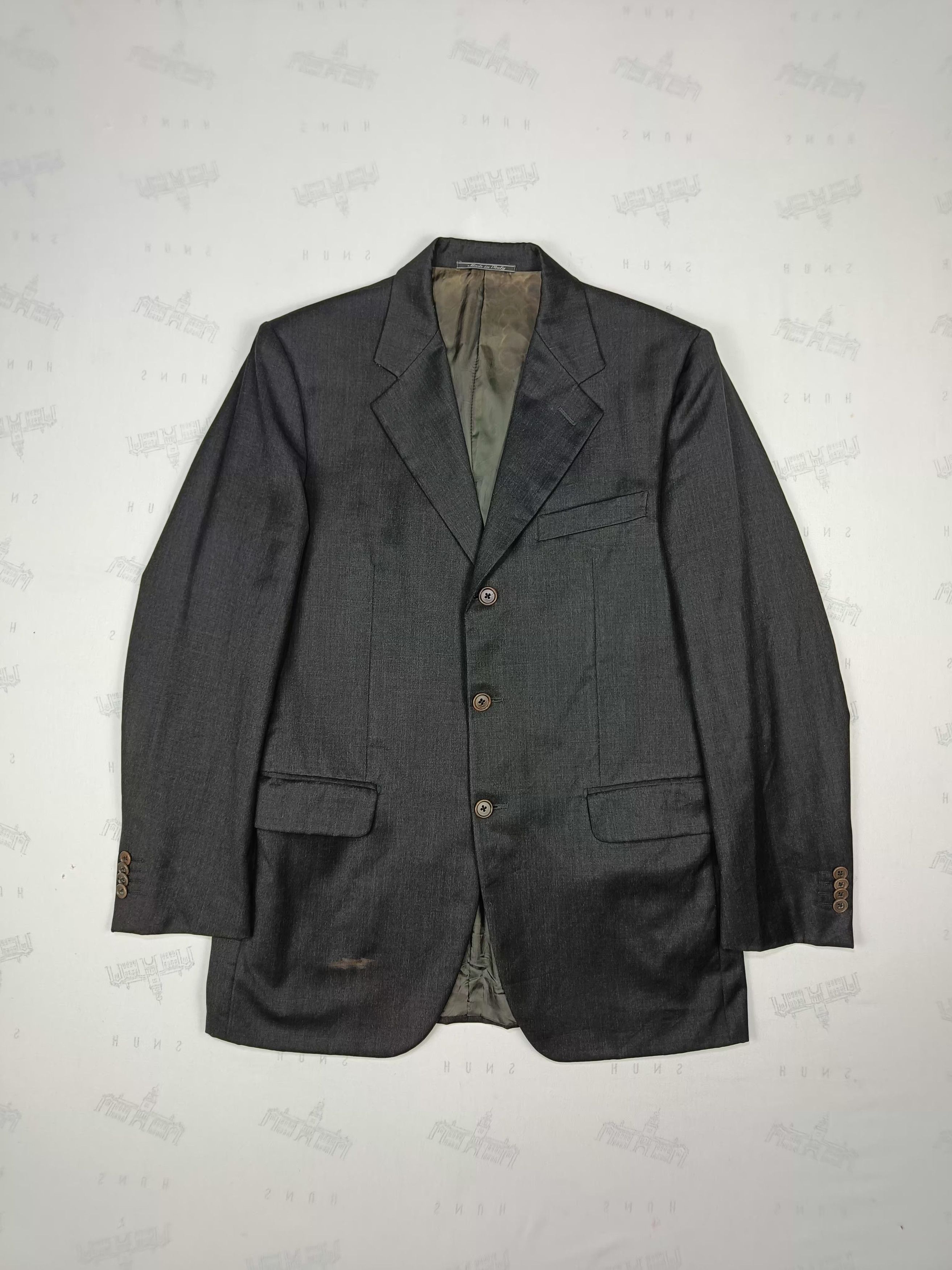 Fendi Vintage FENDI Single Breast WOOL BLAZER Size 38S - 3 Thumbnail