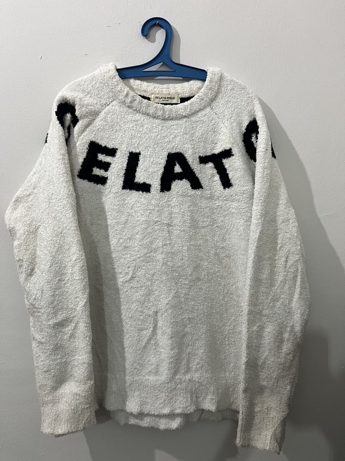 Japanese Brand GELATO PIQUE HOMME BIG LOGO SWEATERS Size US L / EU 52-54 / 3 - 1 Thumbnail