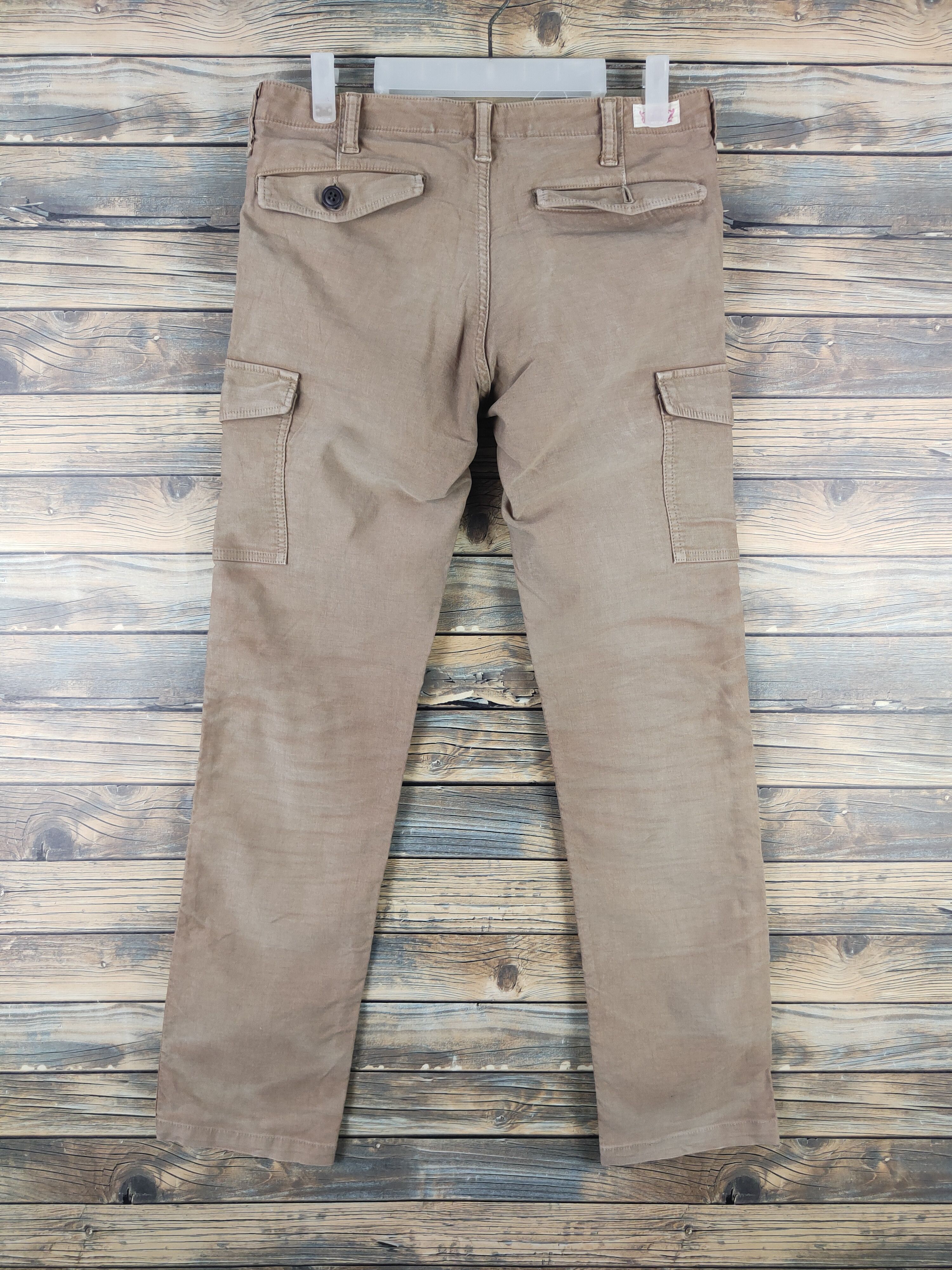 HOLLYWOOD RANCH MARKET DL HR Market Beige Multipocket Cargo Pants #46-263T Size US 30 / EU 46 - 7 Thumbnail