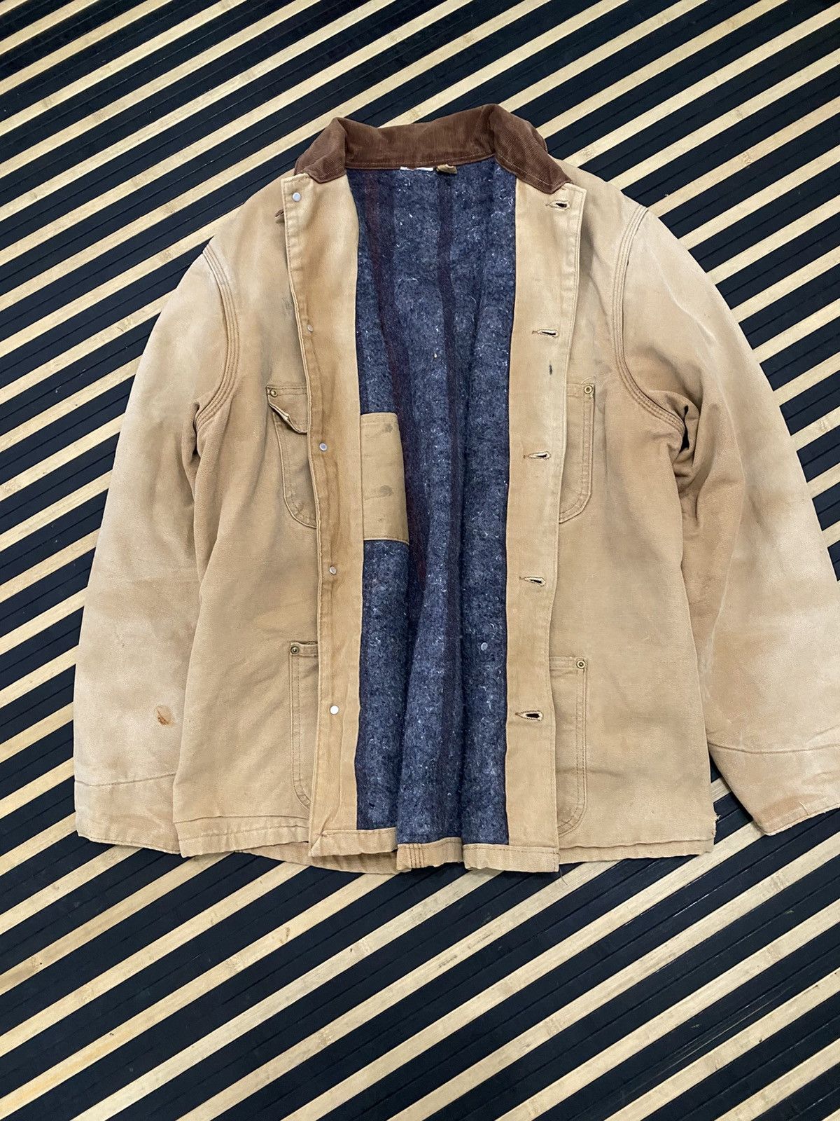 Carhartt 🔥Vintage Carhartt Blanket Lined Chore 4 Jacket Size US XL / EU 56 / 4 - 3 Thumbnail