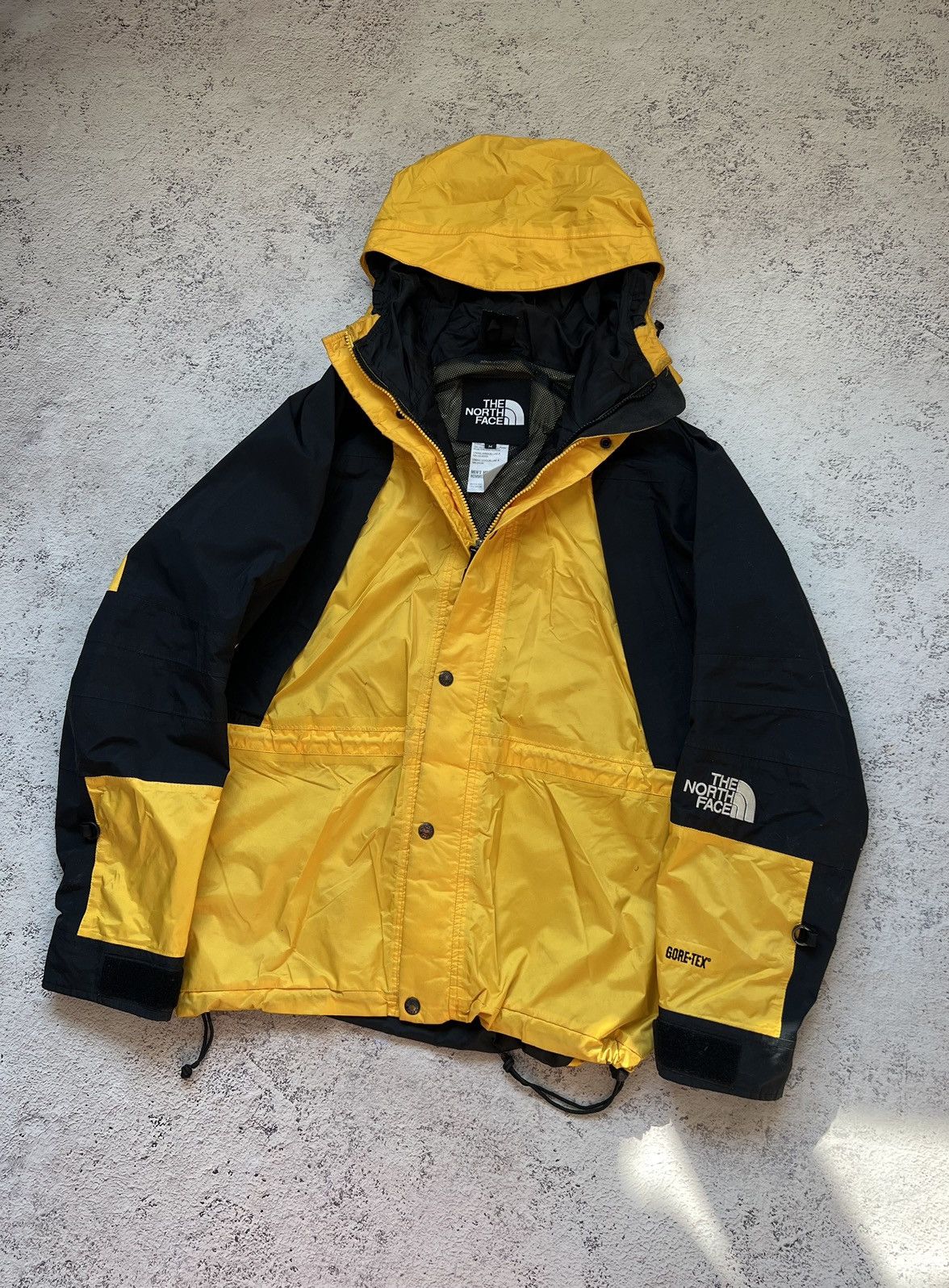 The North Face × Vintage 90s The North Face Mountain Jacket 1990 Gore Tex / Yellow Size US M / EU 48-50 / 2 - 2 Thumbnail