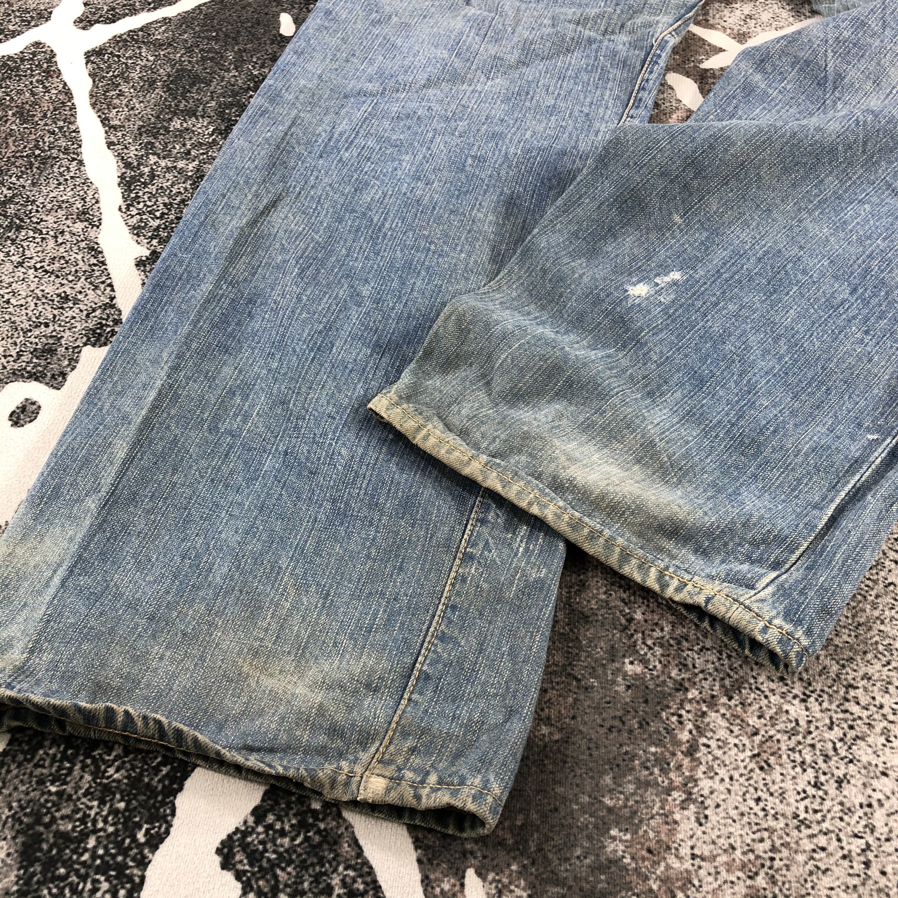 Levi's Vintage Levis 510 Jeans Faded Blue Denim KJ857 Size US 35 - 6 Thumbnail