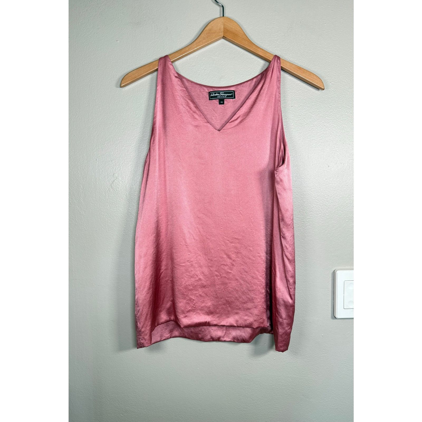 Salvatore Ferragamo Salvatore Ferragamo Silk Camisole size 42/6 US $650 Size M / US 6-8 / IT 42-44 - 3 Thumbnail