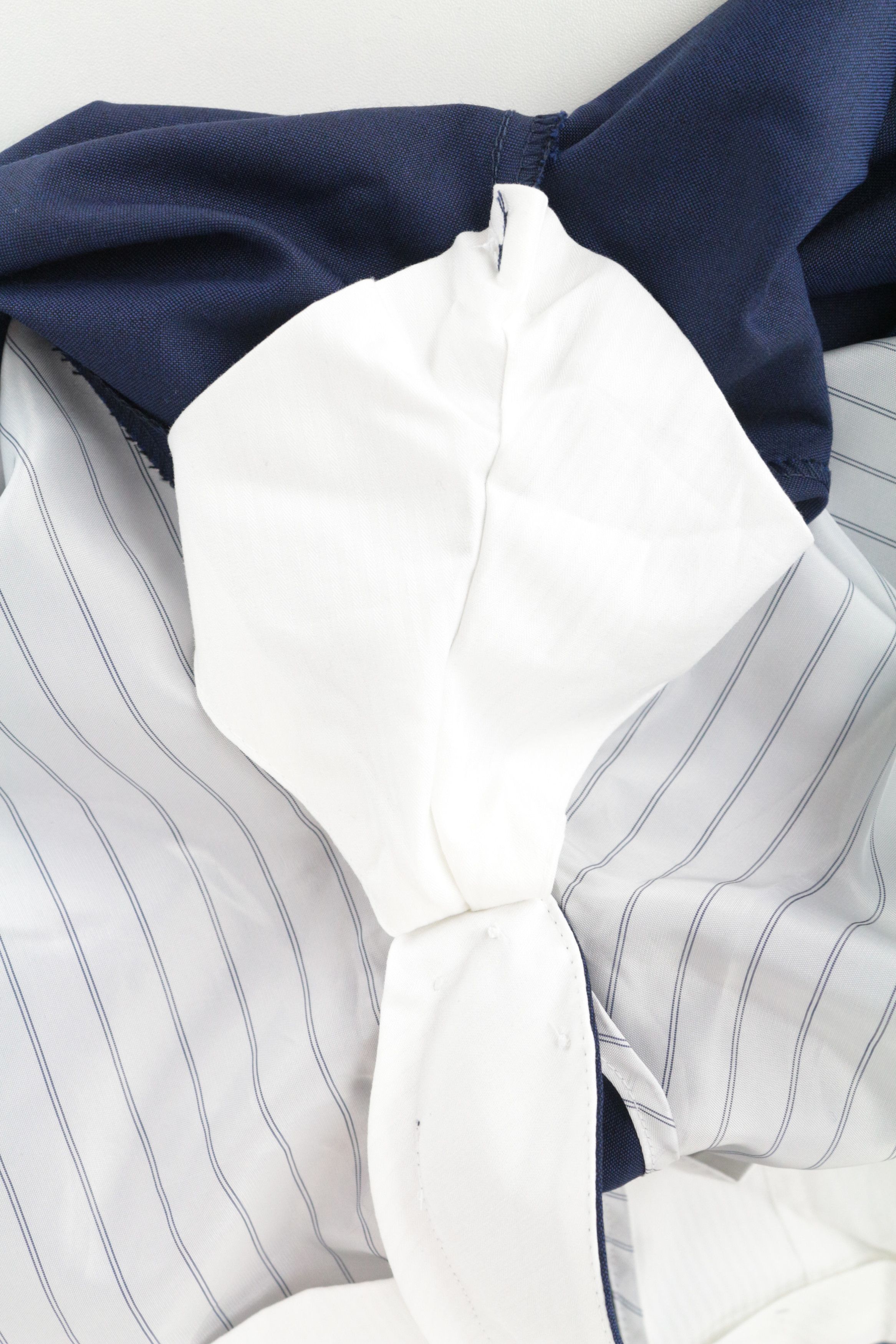 Suitsupply BRESCIA UK40R Blue Wool Trousers 66659 Size US 40 / EU 56 - 8 Thumbnail