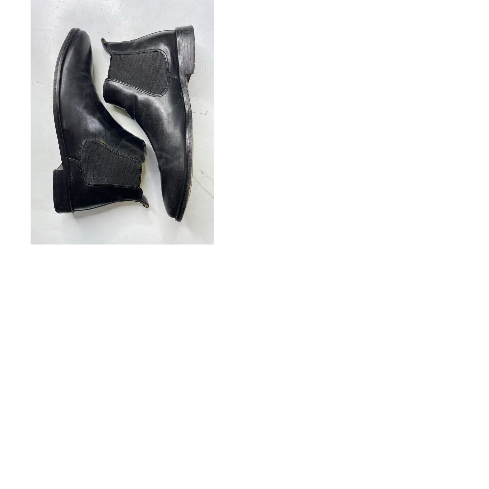 Vintage john white Chelsea Boots Black Leather Dealer Boots US 9 UK 8 EU 42 Made England Boots Men Size US 9 / EU 42 - 9 Thumbnail