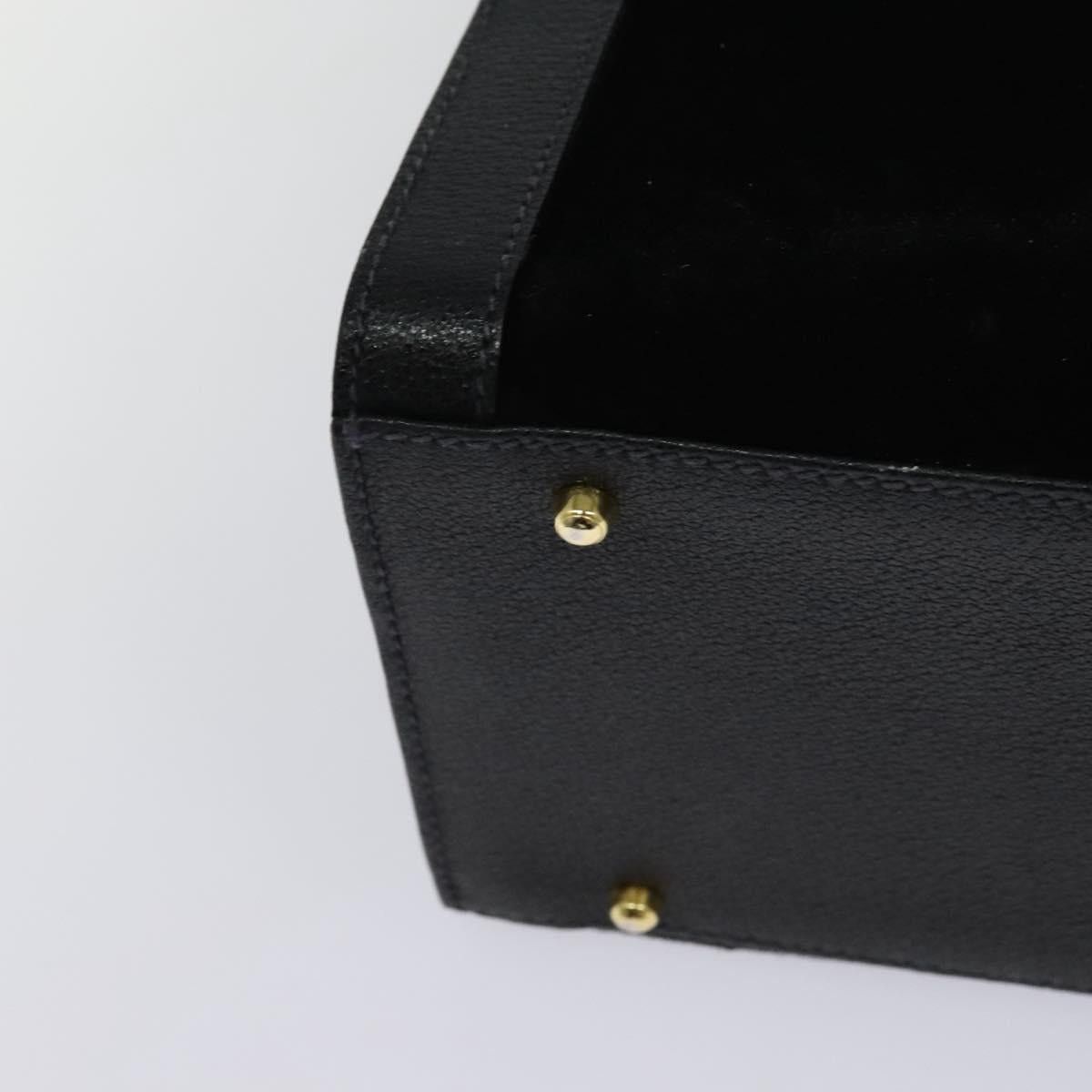 Gucci GUCCI Bamboo Hand Bag Suede Black Gold 002 1095 002 1095 Size ONE SIZE - 12 Thumbnail