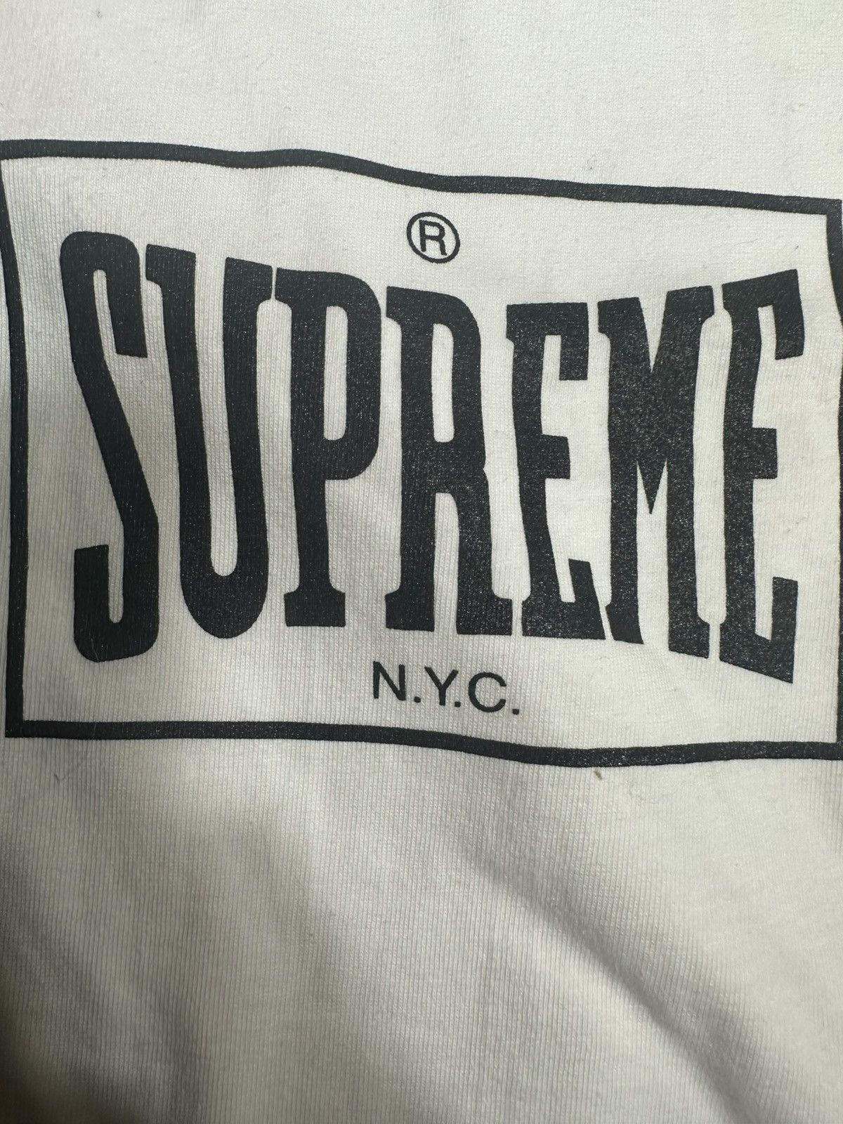 Supreme Supreme Warm Up Tee Brand New White 2XL Size US XXL / EU 58 / 5 - 4 Thumbnail