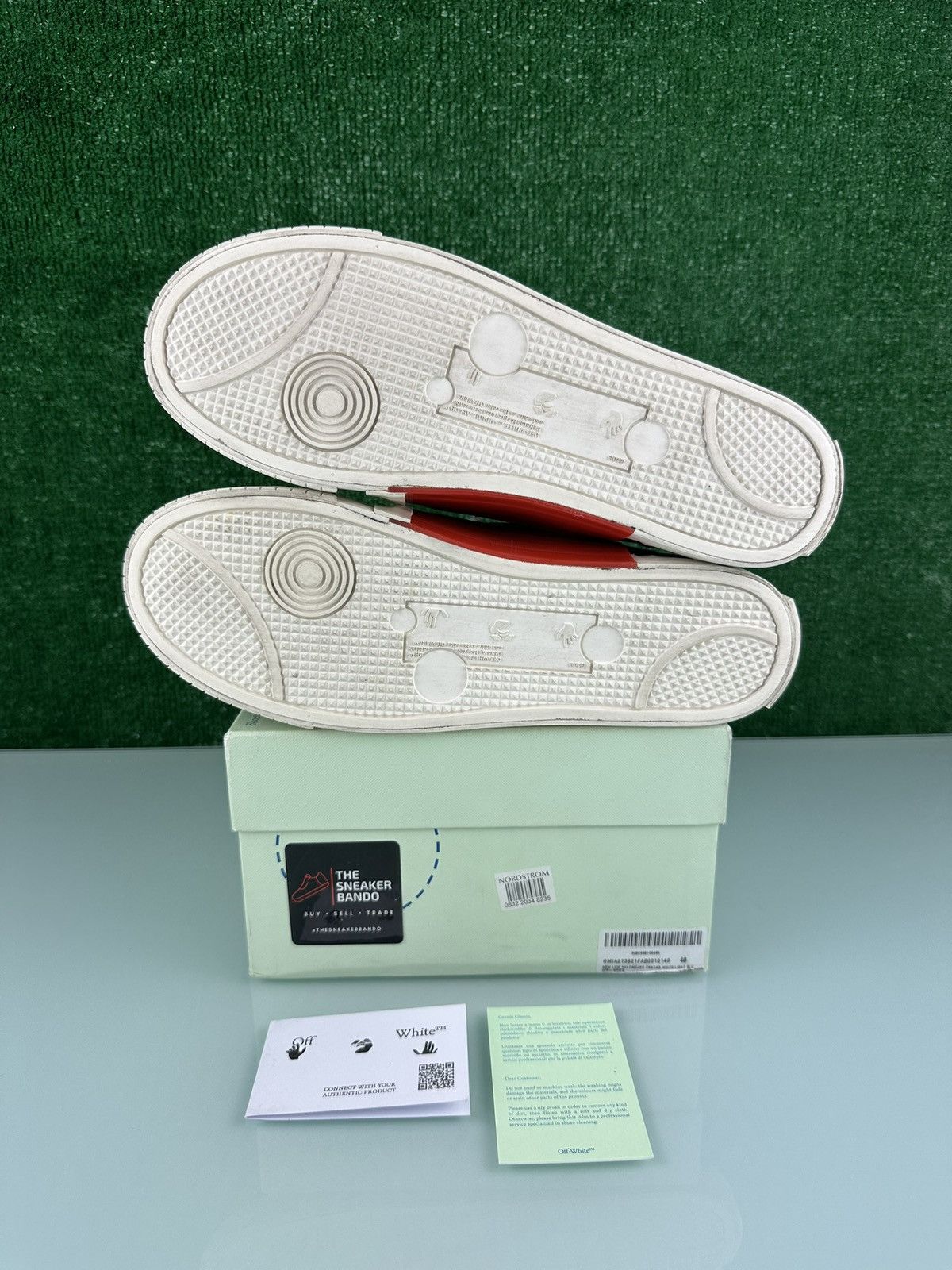 Off-White Off-White Vulcanized Low 'Blue'Size 40EU/7US Size US 7 / EU 40 - 8 Thumbnail