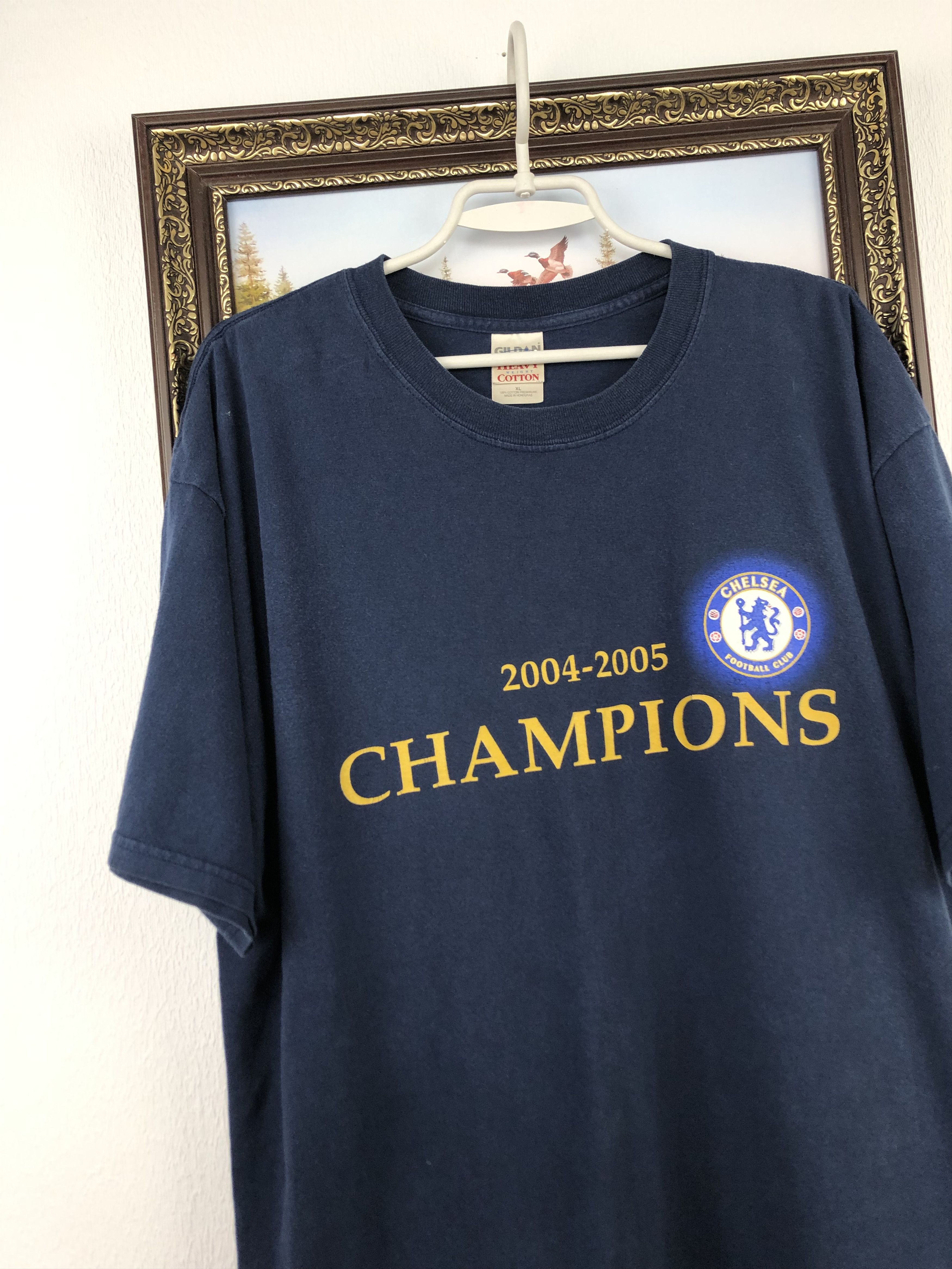 Chelsea Soccer Vintage Chelsea Champions 2004 Football Shirt Jersey Tee Size US XL / EU 56 / 4 - 3 Thumbnail