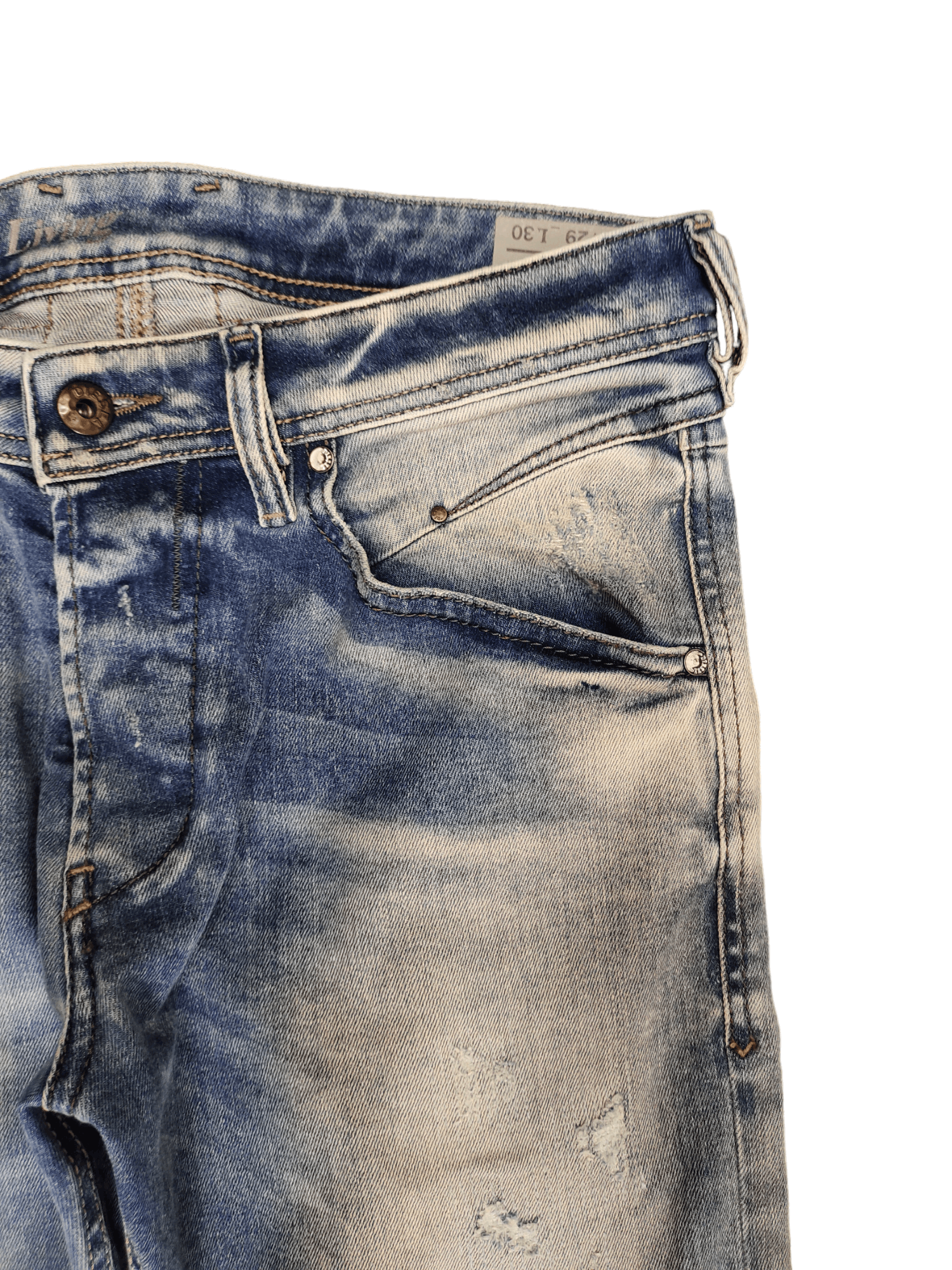 Diesel Vintage Diesel Belther Regular Slim Tapered Denim Jeans Size US 30 / EU 46 - 3 Thumbnail