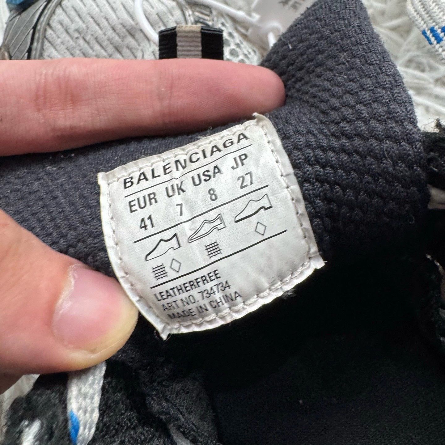 Balenciaga balenciaga vic limited edition blue sneakers Size US 9 / EU 42 - 6 Thumbnail