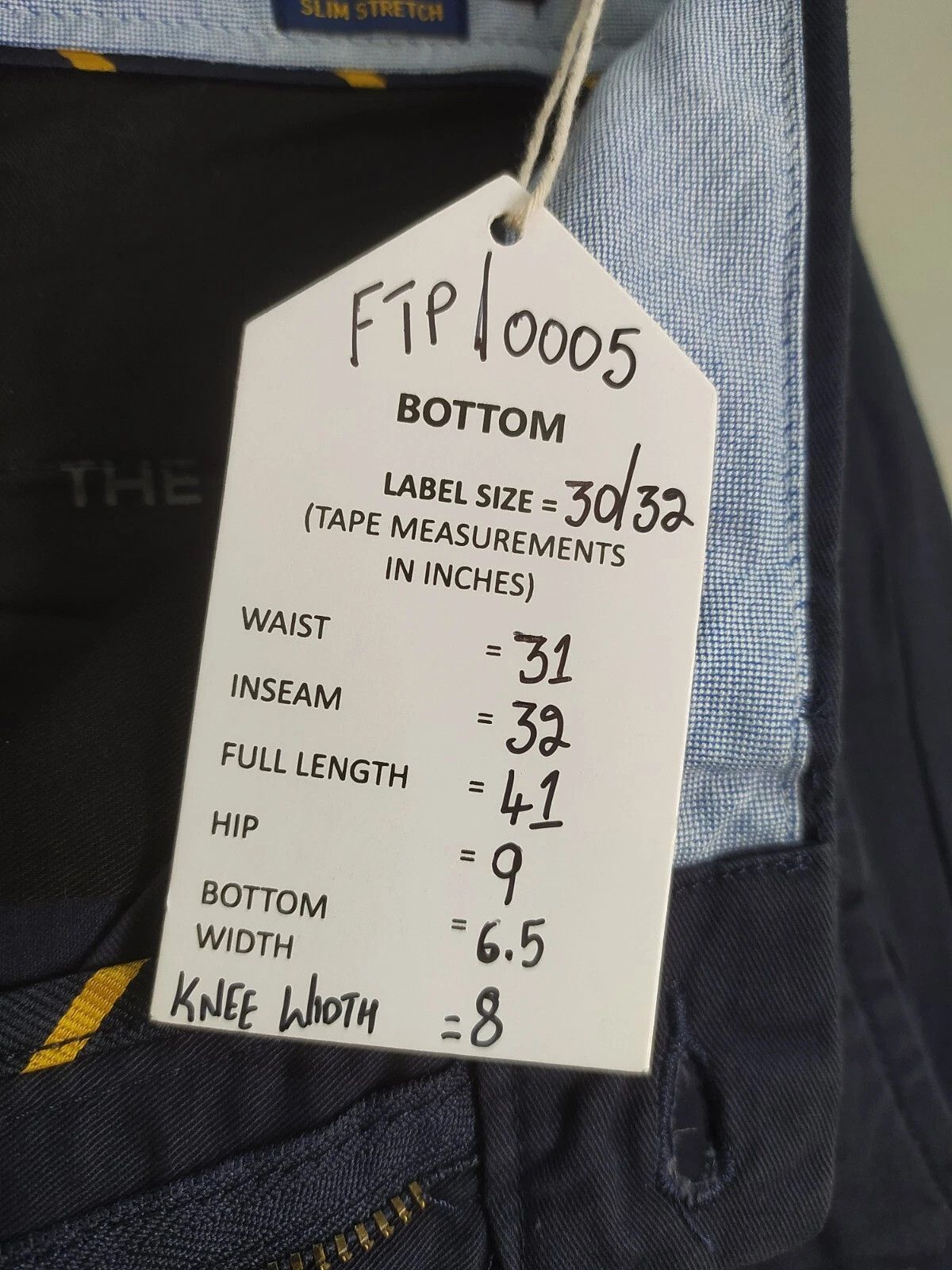 Polo Ralph Lauren Polo Ralph Lauren Slim Stretch Fit Chino Trouser FTP 0005 Size US 30 / EU 46 - 6 Thumbnail