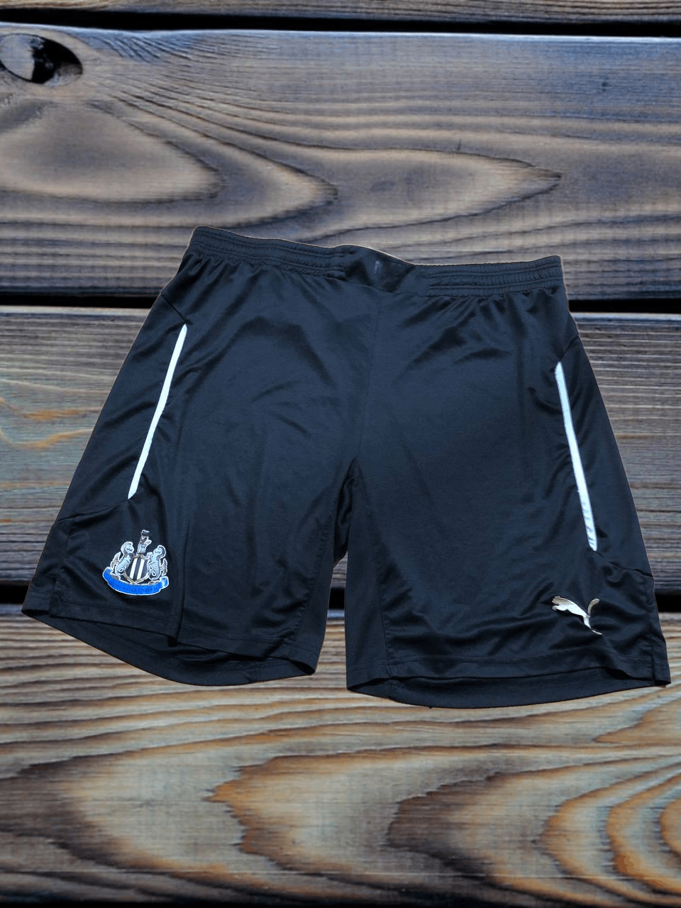 Puma Newcastle United Home Football Shorts Black Puma Mens Size US 34 / EU 50 - 1 Thumbnail