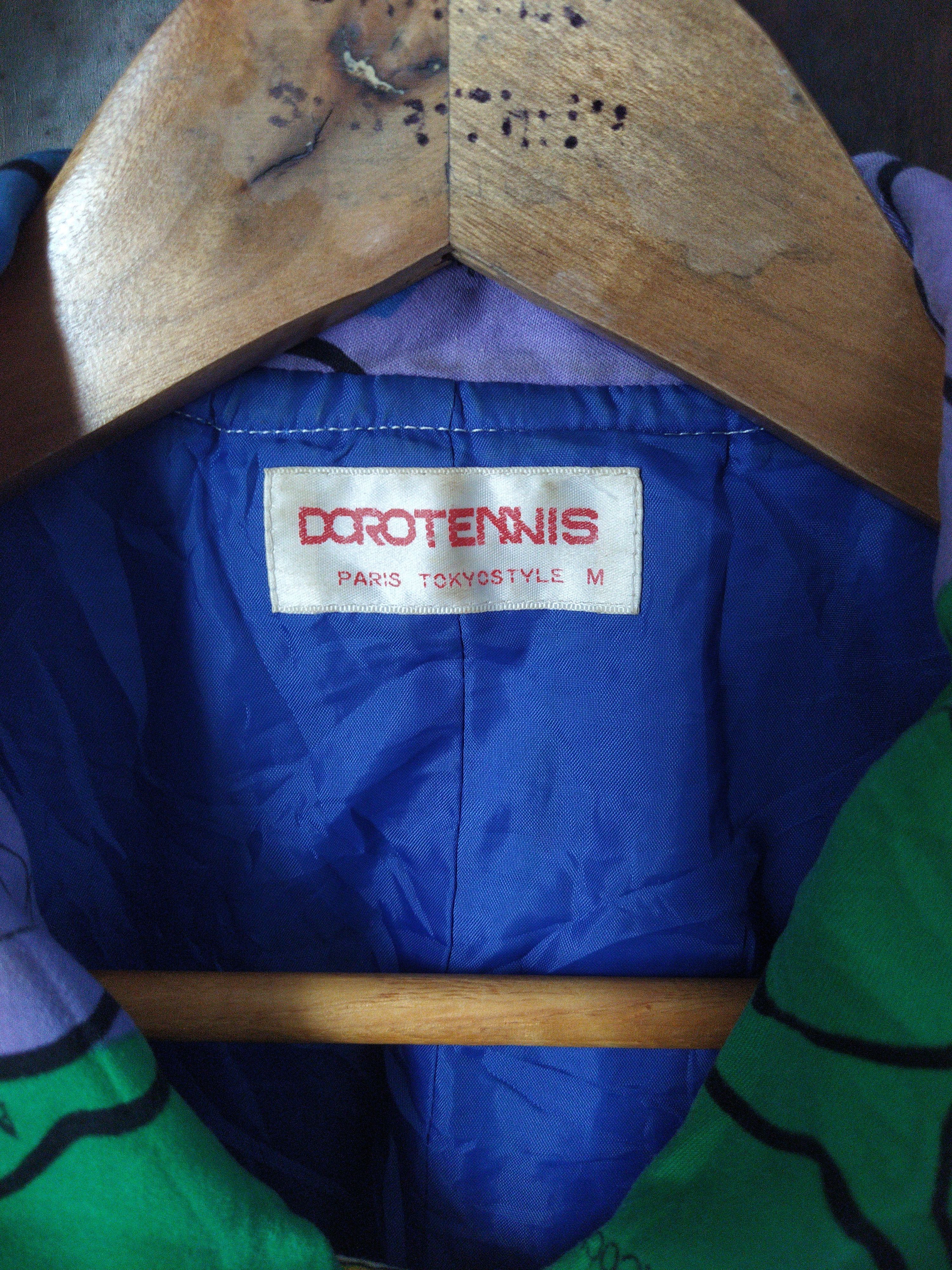 Japanese Brand Rare 90s Dorotennis Paris Abstract Multi Colorblock Jacket Size US M / EU 48-50 / 2 - 4 Thumbnail