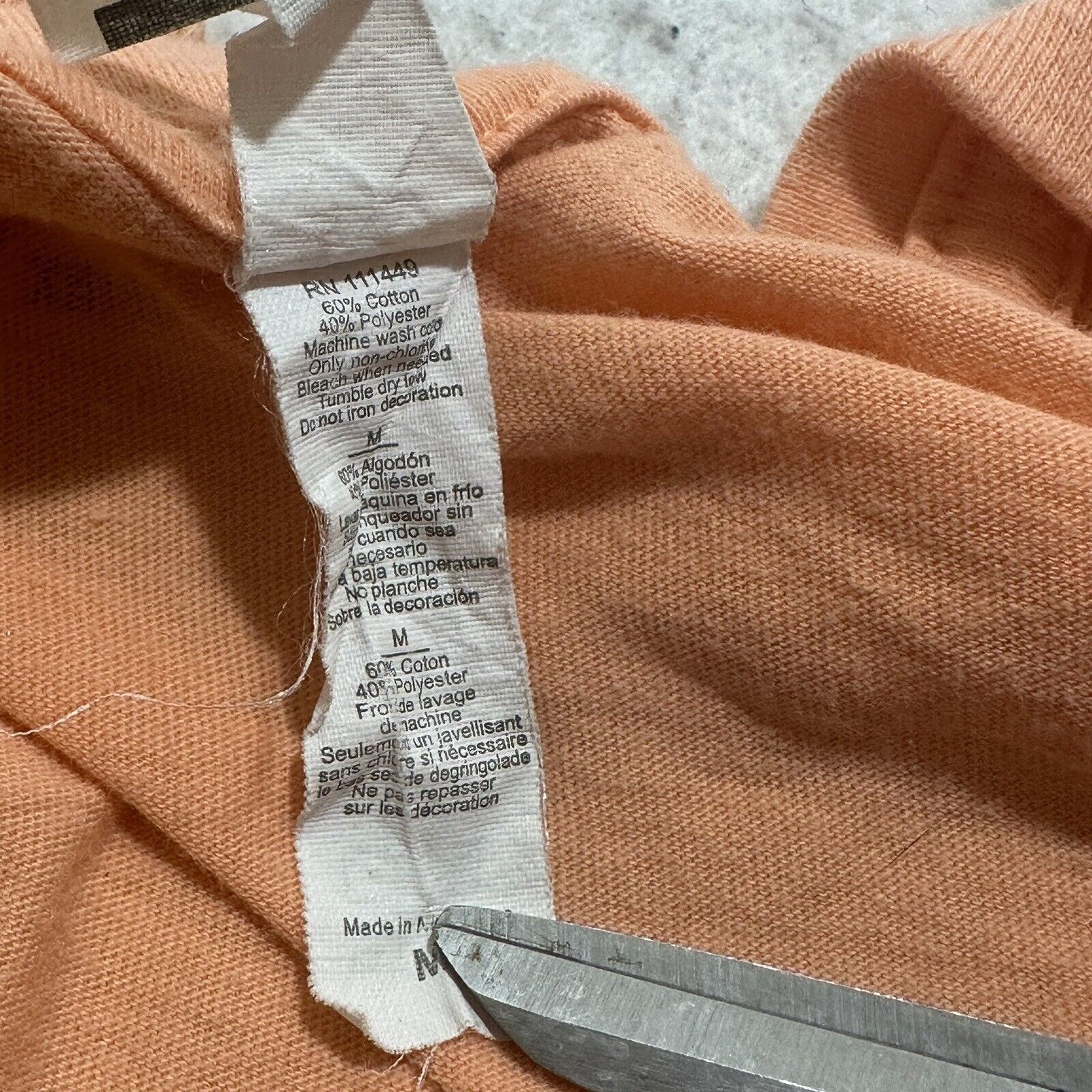 Other Jim Beam Peach Bourbon Whiskey Medium V-Neck T Shirt Pink Size M / US 6-8 / IT 42-44 - 11 Thumbnail