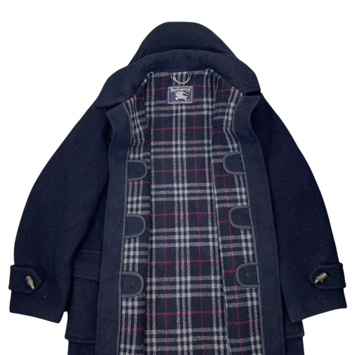 Burberry × Burberry Prorsum VINTAGE BURBERRYS OF LONDON TARTAN DUFFLE COAT Size US M / EU 48-50 / 2 - 2 Thumbnail