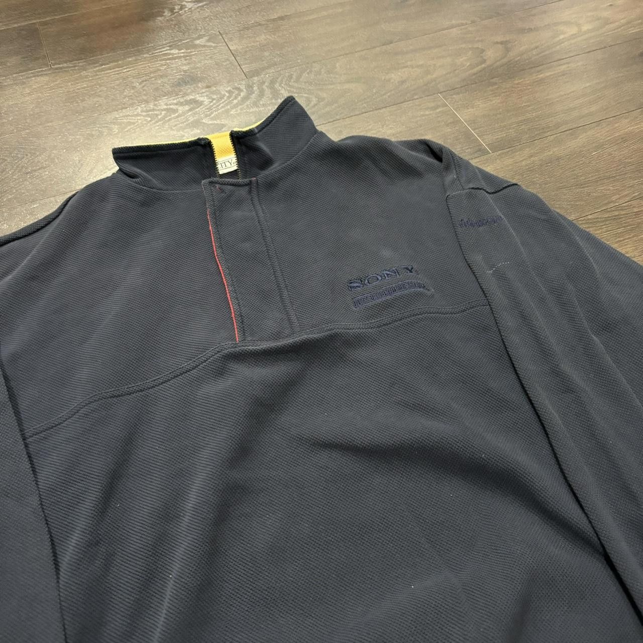 Sony vintage Sony quarter zip collared shirt 00s L Size US L / EU 52-54 / 3 - 2 Thumbnail
