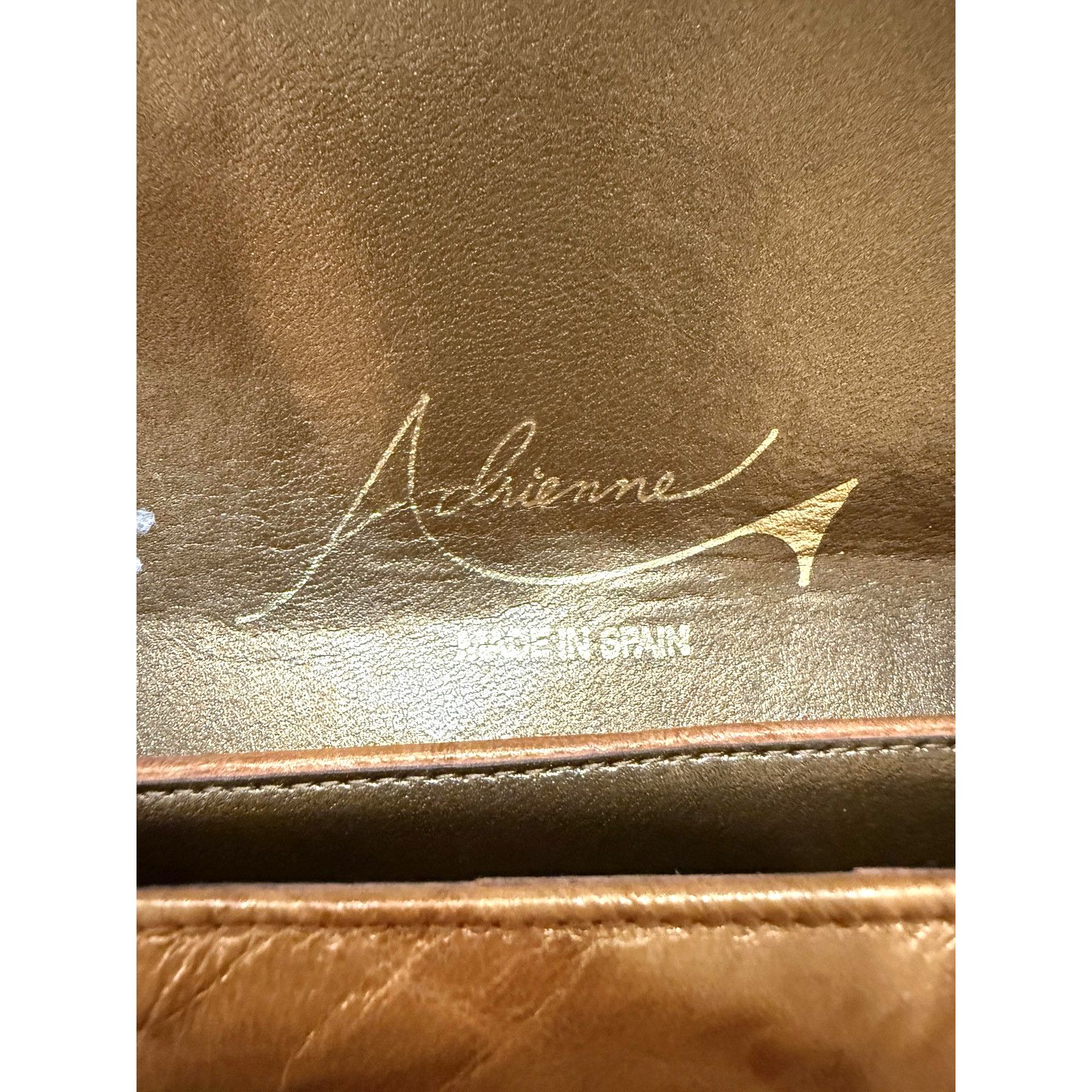 & Other Stories Vintage Adrienne Clutch Purse Tan Brown Appliqué Retro 70s Size ONE SIZE - 3 Thumbnail