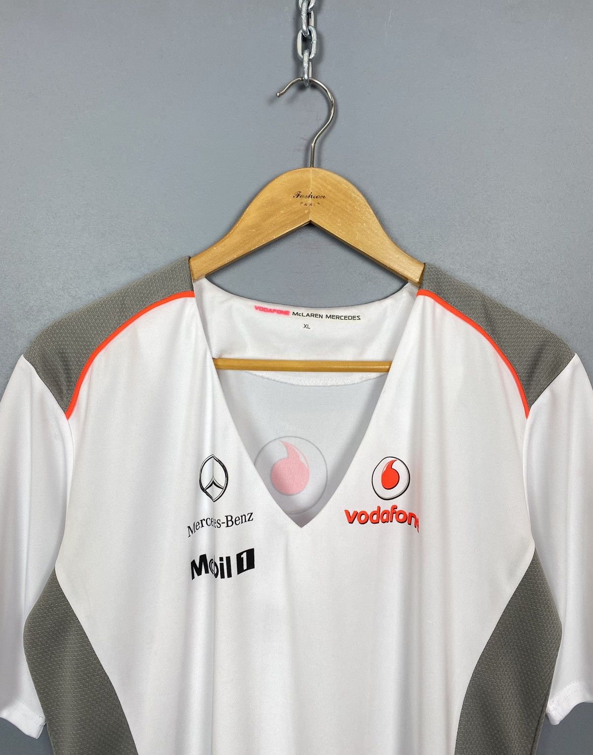 Other McLaren Mercedez V-neck Short Sleeve T-Shirt Women’s Size XL Size XL / US 12-14 / IT 48-50 - 2 Thumbnail