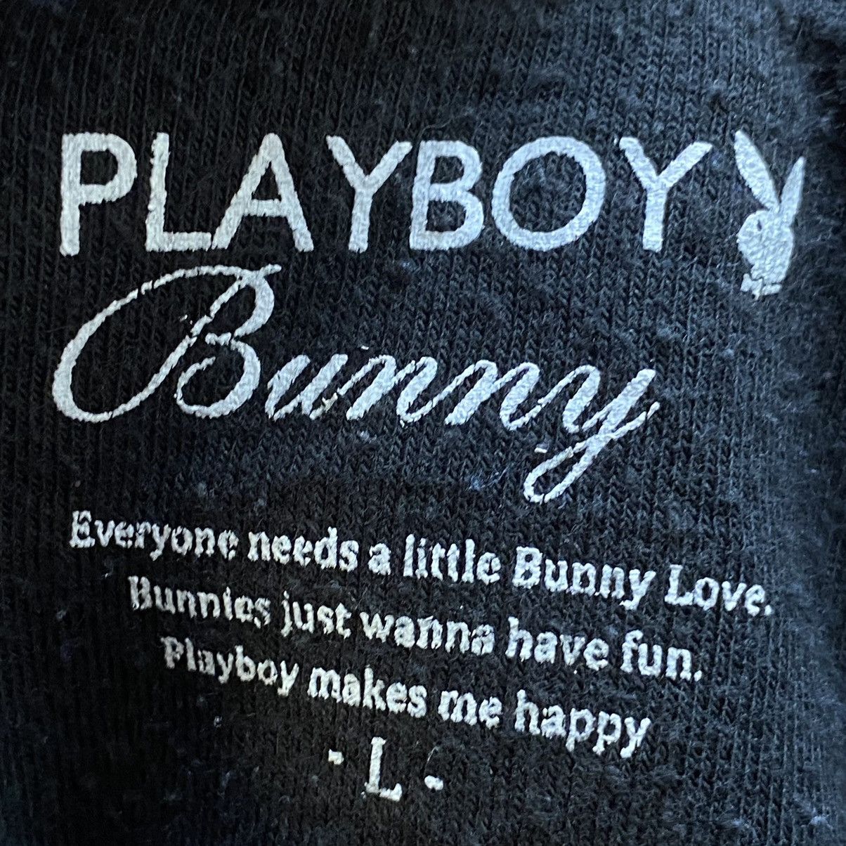 Playboy Vintage Playboy Bunny Sweatshirt Large, Black Side Tape Logo Size US L / EU 52-54 / 3 - 10 Thumbnail