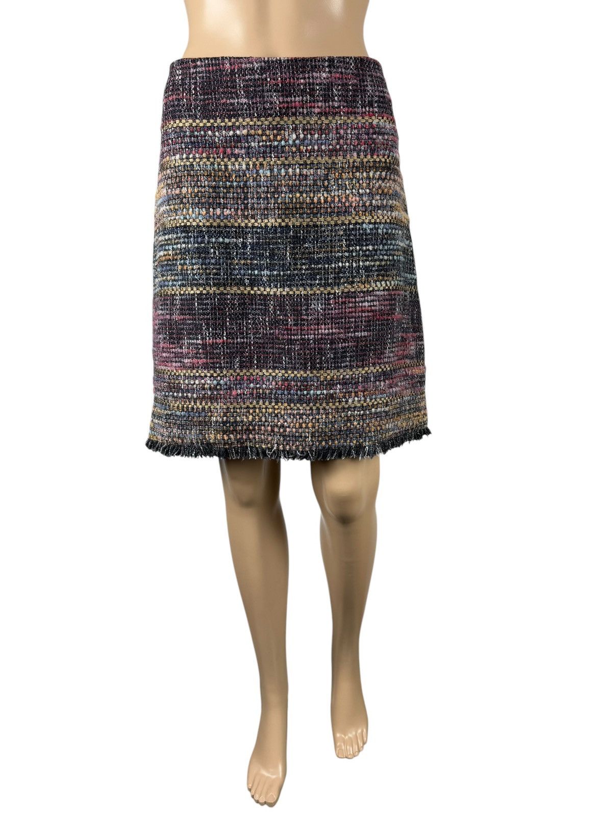 Etro Etro Milano Wool-Cotton Skirt Knit Woven Multicolor size 44 Size 30" / US 8 / IT 44 - 1 Thumbnail