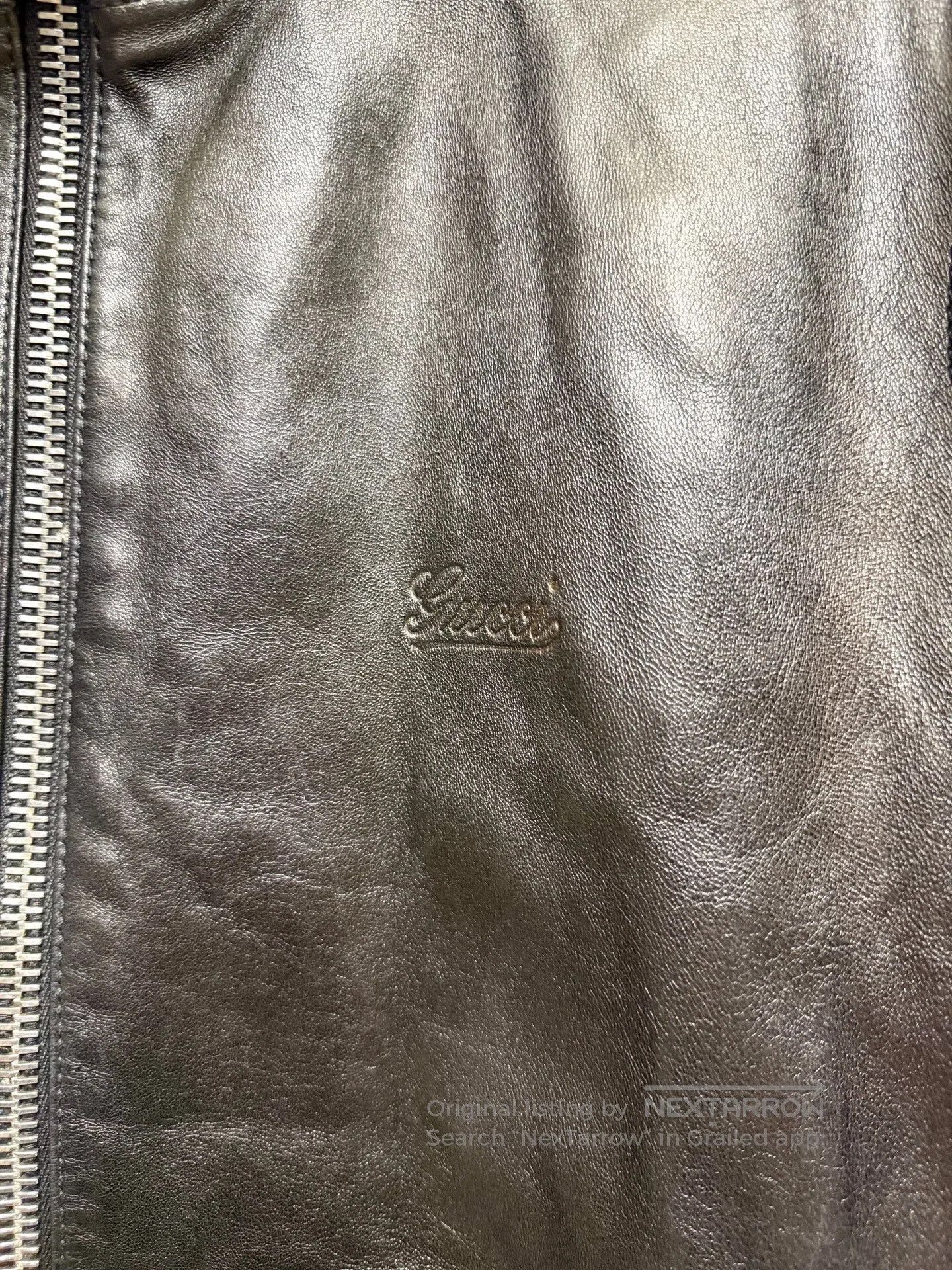 Gucci Gucci Red Green Striped Leather Jacket. Size US L / EU 52-54 / 3 - 3 Thumbnail