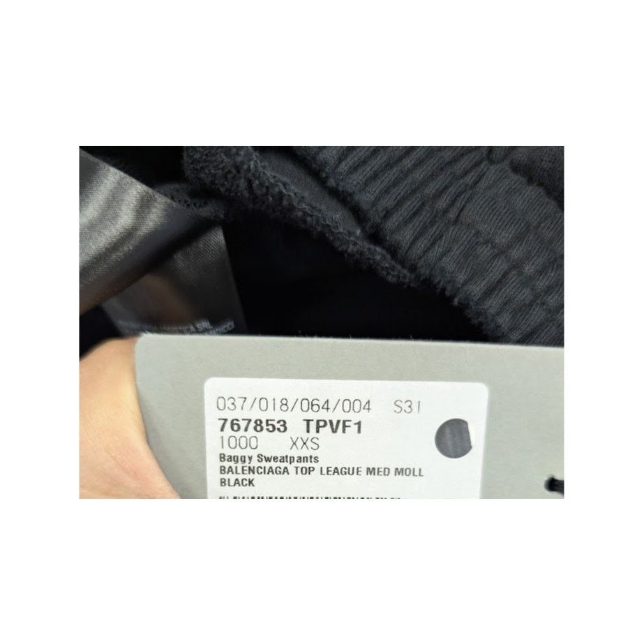 Balenciaga o1rshd1 Top League Med Moll Baggy Pants in Black Size US 28 / EU 44 - 23 Thumbnail
