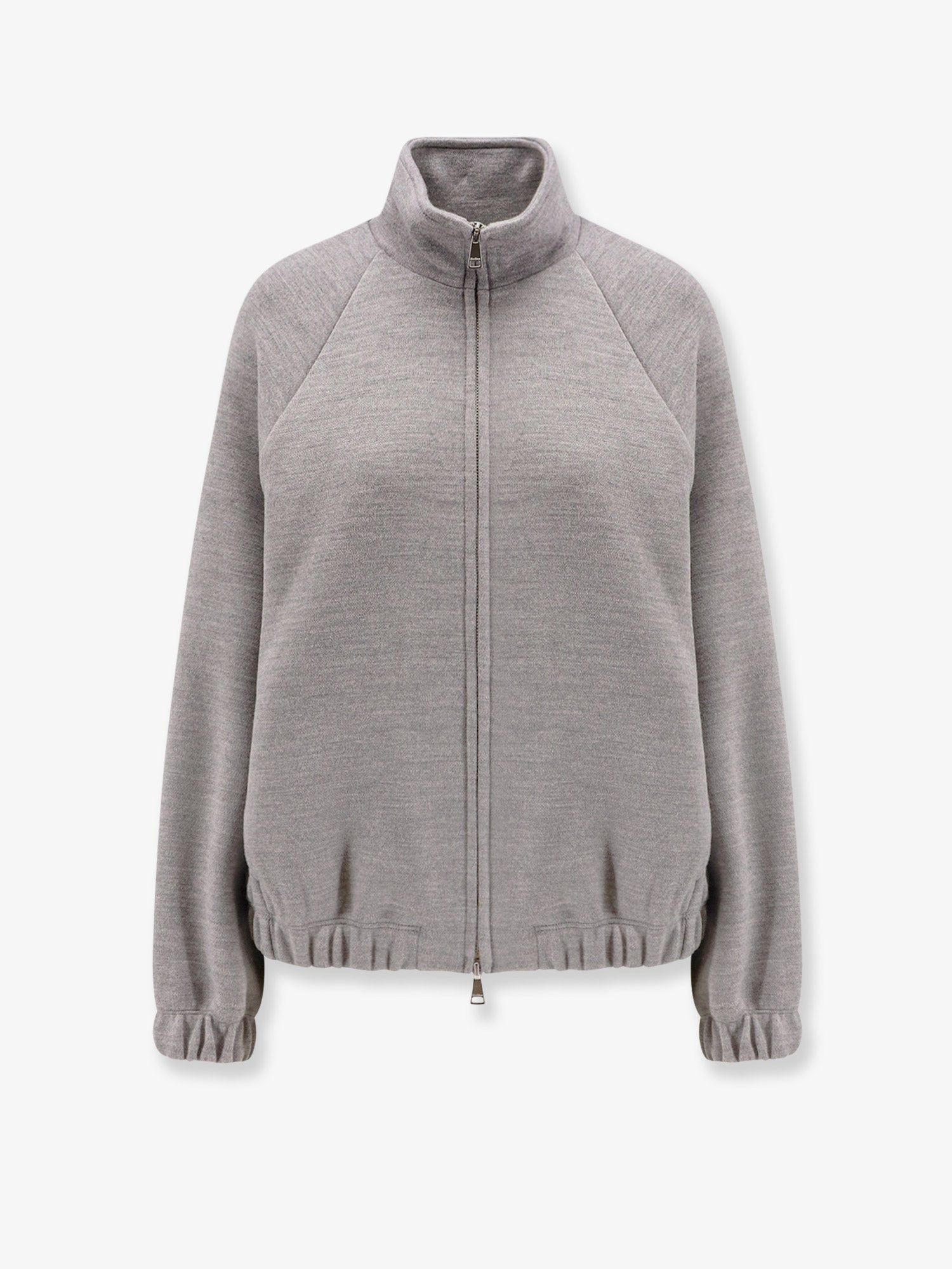 Max Mara Frine Double Wool-Cotton Sweatshirt Size S / US 4 / IT 40 - 1 Thumbnail